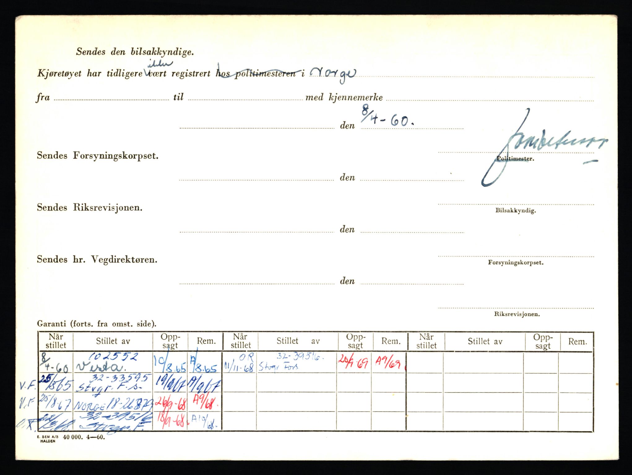 Stavanger trafikkstasjon, AV/SAST-A-101942/0/F/L0011: L-3700 - L-4199, 1930-1971, p. 278