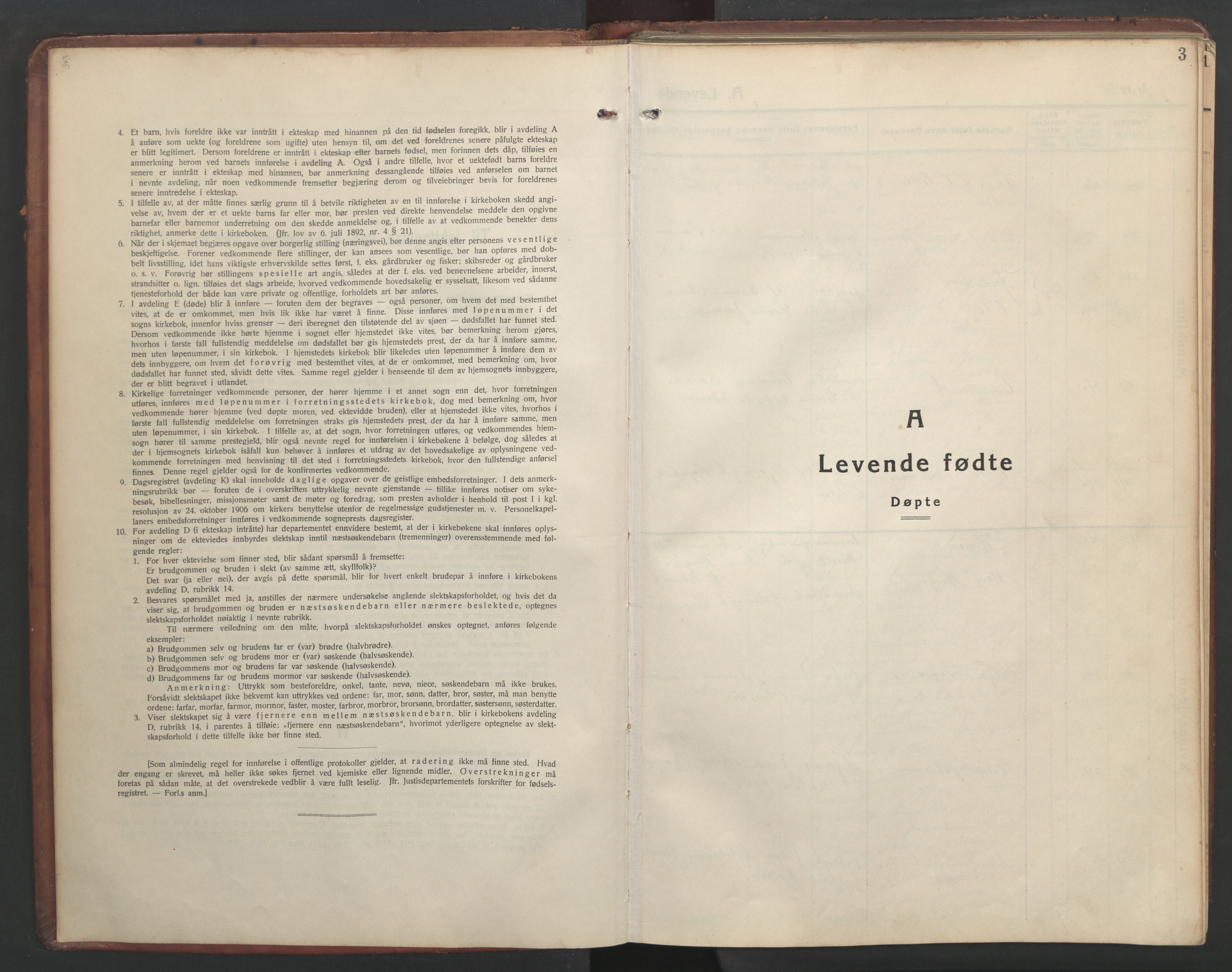 Ministerialprotokoller, klokkerbøker og fødselsregistre - Sør-Trøndelag, SAT/A-1456/634/L0544: Parish register (copy) no. 634C06, 1927-1948, p. 3