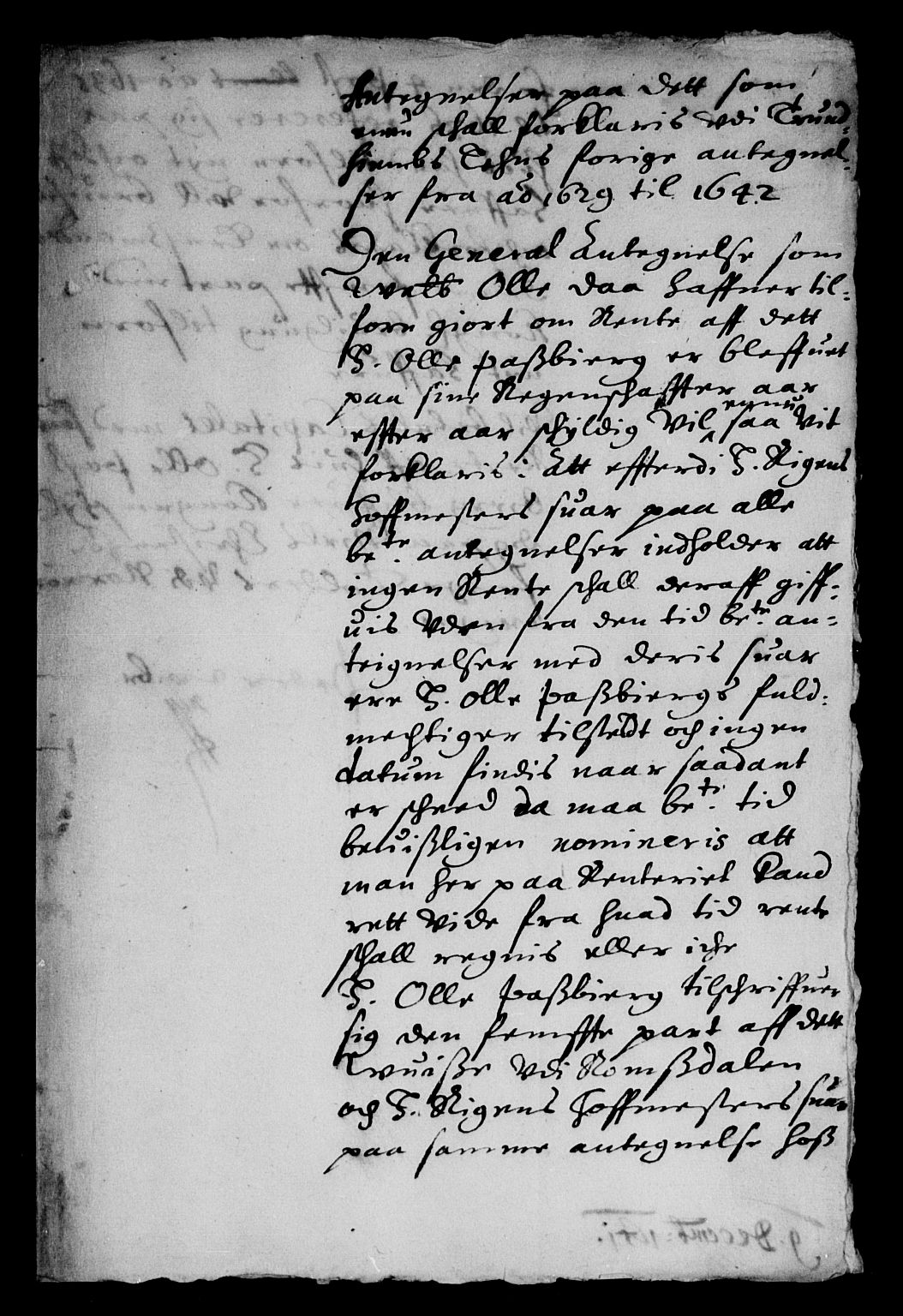 Rentekammeret inntil 1814, Reviderte regnskaper, Lensregnskaper, AV/RA-EA-5023/R/Rb/Rbw/L0072: Trondheim len, 1629-1642
