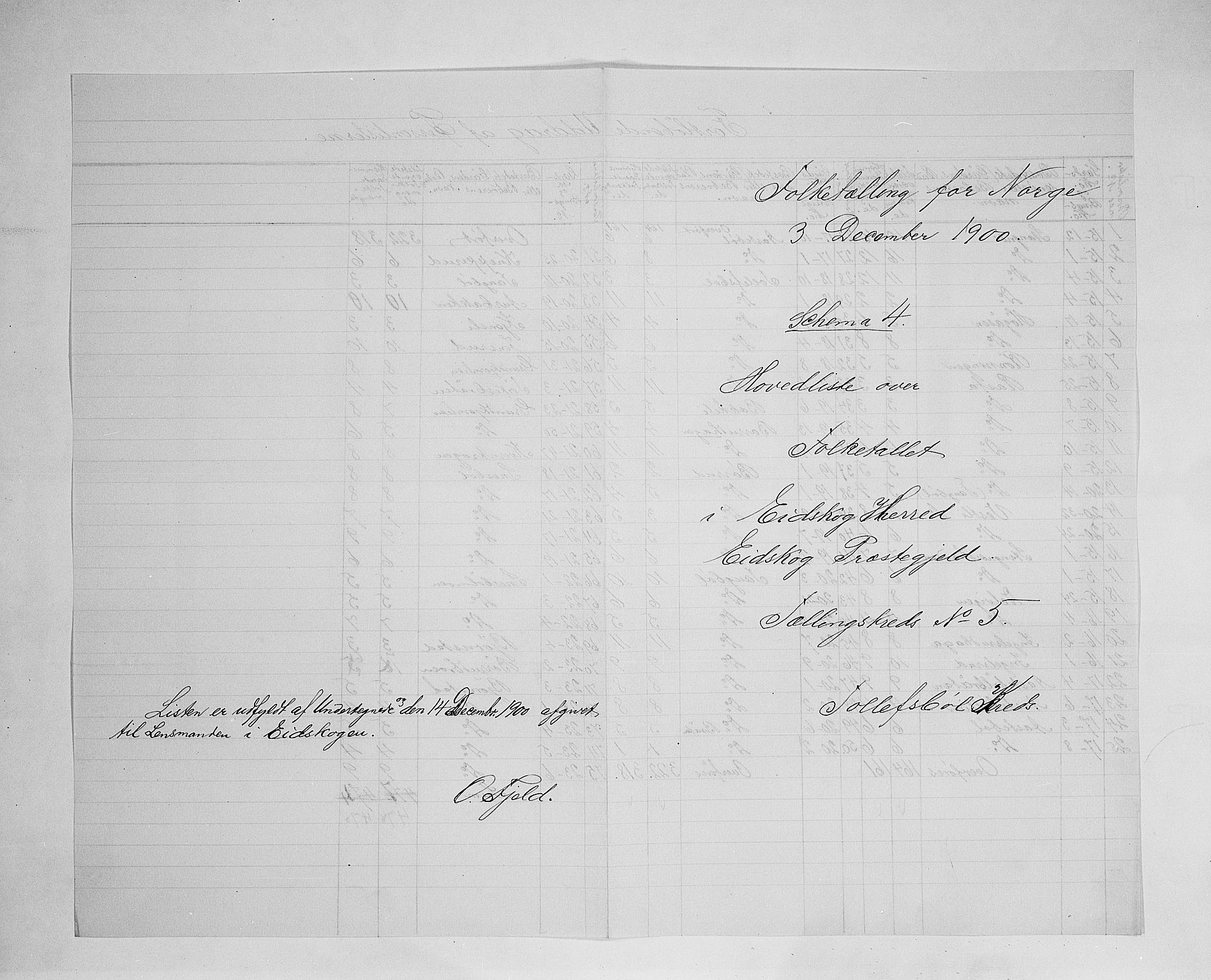 SAH, 1900 census for Eidskog, 1900, p. 29