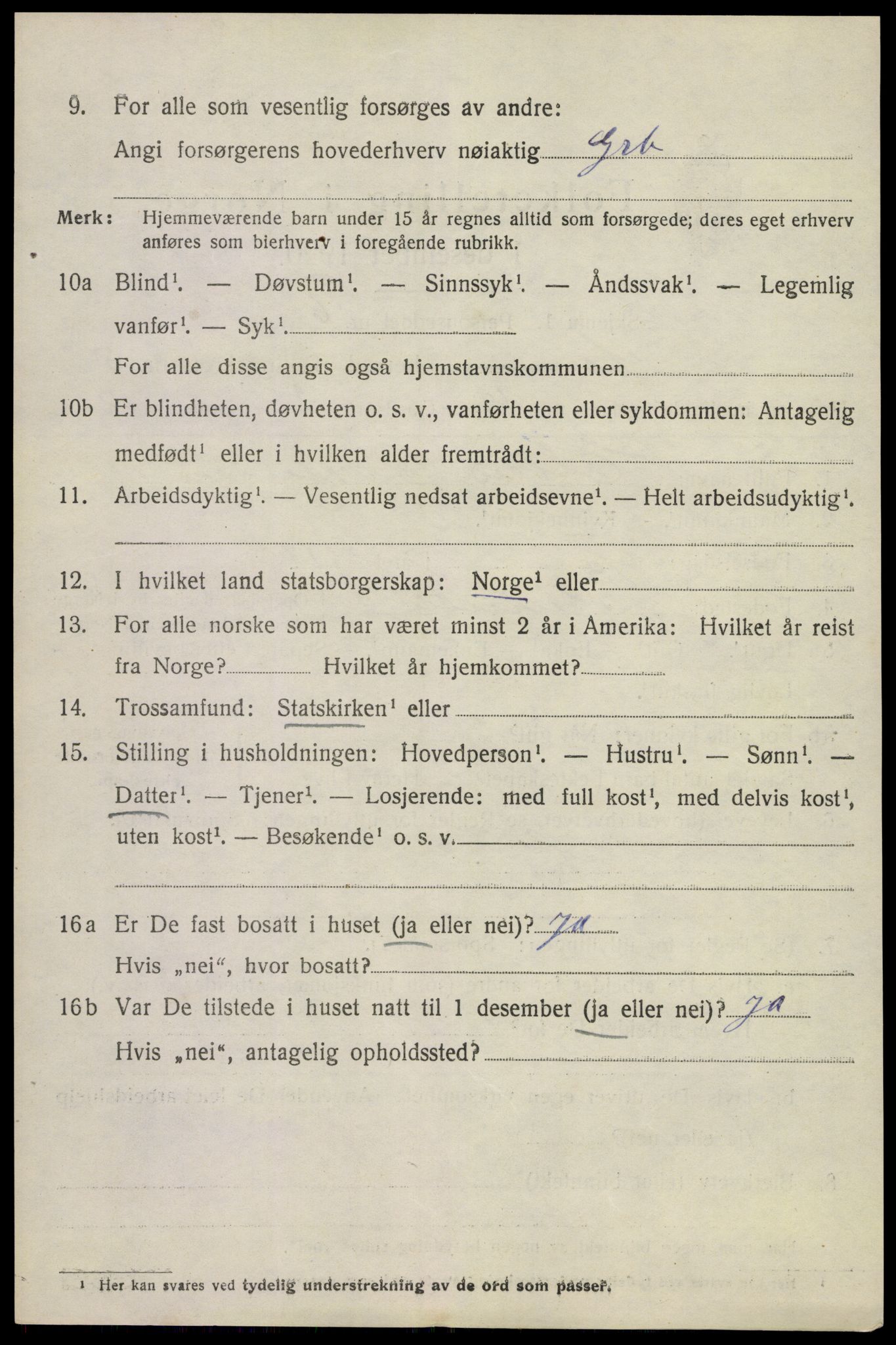 SAKO, 1920 census for Hurum, 1920, p. 6319