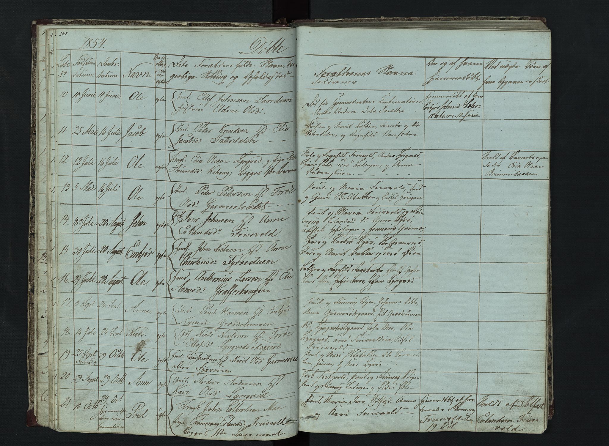 Lom prestekontor, AV/SAH-PREST-070/L/L0014: Parish register (copy) no. 14, 1845-1876, p. 30-31