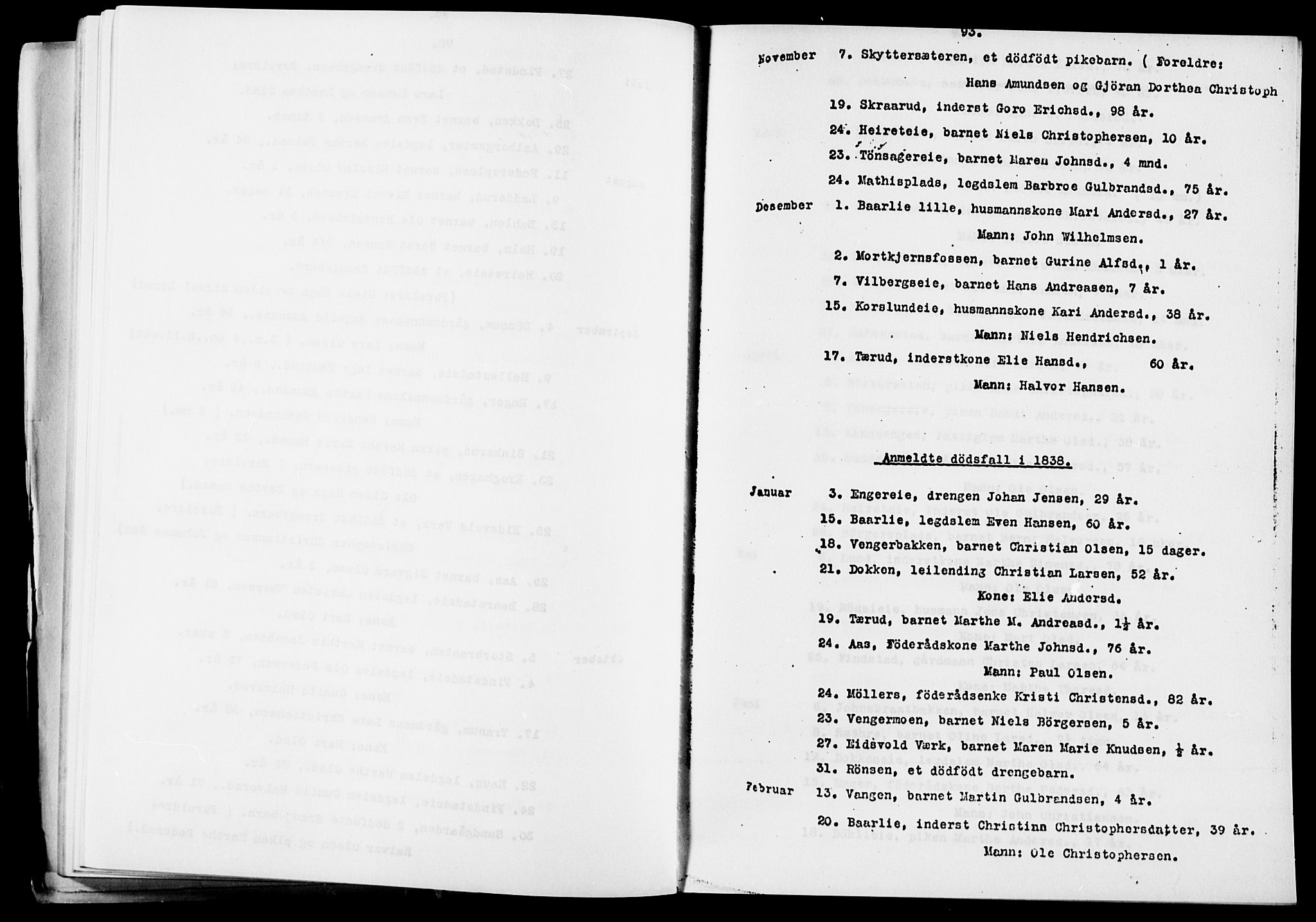 Eidsvoll prestekontor Kirkebøker, SAO/A-10888/O/Oa/L0005: Other parish register no. 5, 1815-1865, p. 93