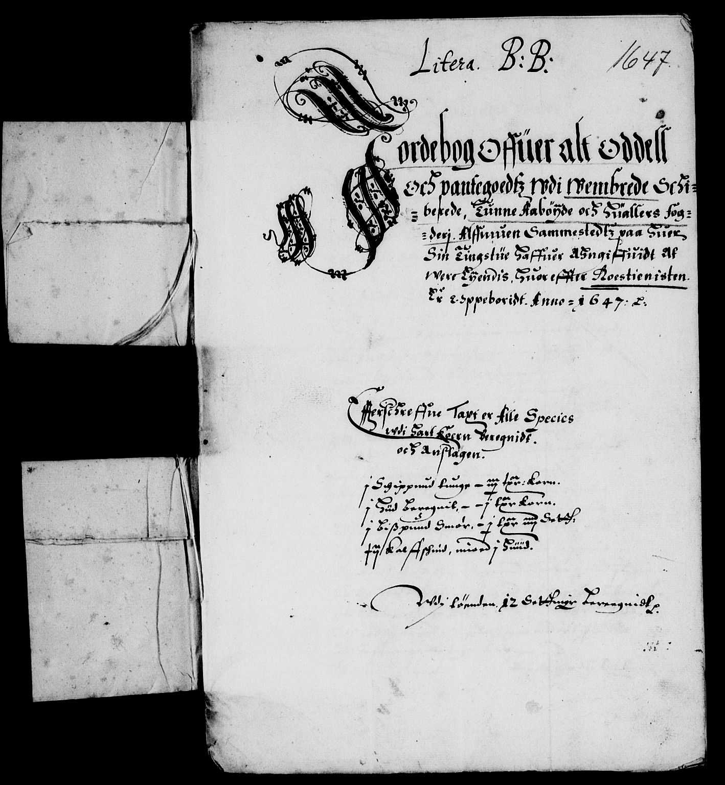 Rentekammeret inntil 1814, Reviderte regnskaper, Lensregnskaper, RA/EA-5023/R/Rb/Rba/L0193: Akershus len, 1647-1648