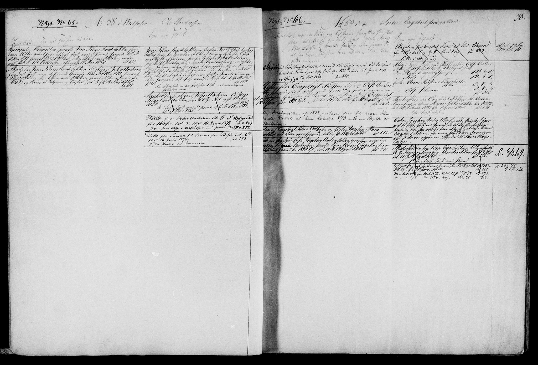 Eiker, Modum og Sigdal sorenskriveri, AV/SAKO-A-123/G/Gb/Gbd/L0001: Mortgage register no. IV 1, p. 30