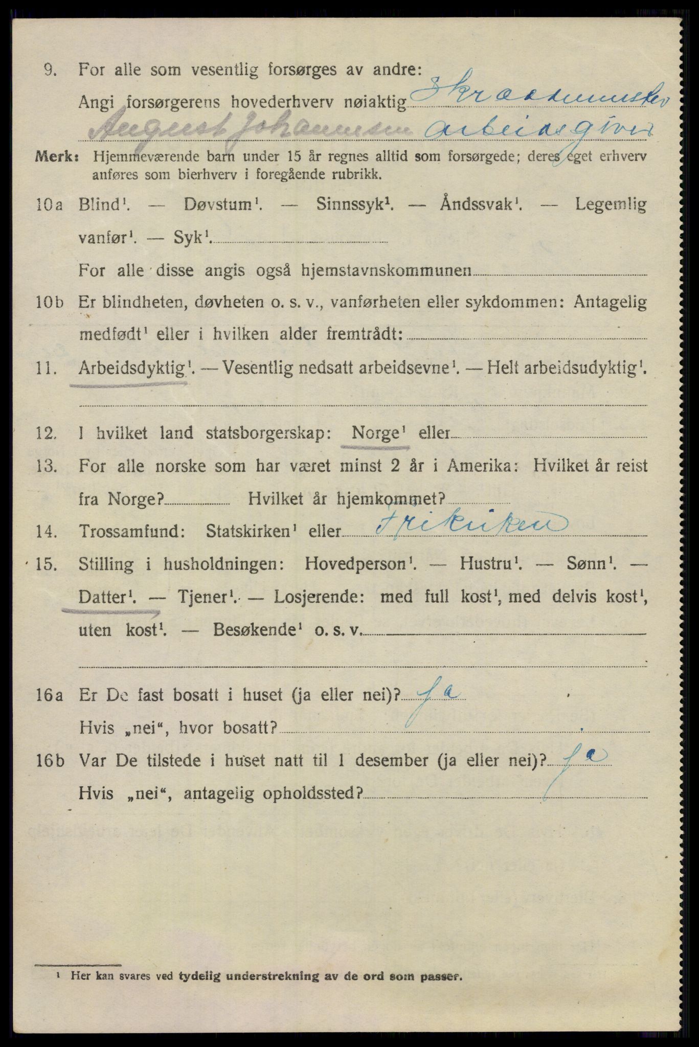 SAO, 1920 census for Sarpsborg, 1920, p. 19303