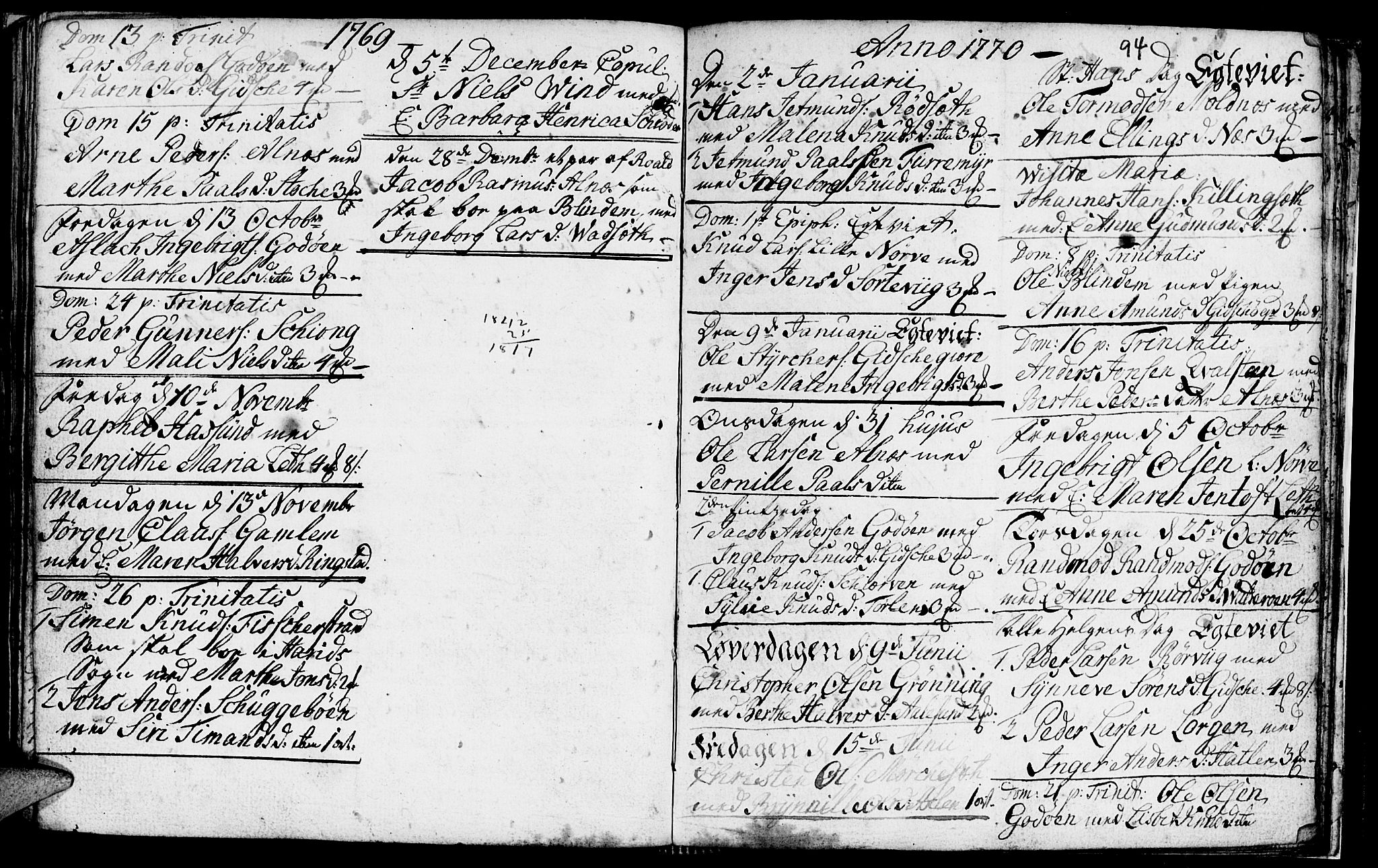 Ministerialprotokoller, klokkerbøker og fødselsregistre - Møre og Romsdal, AV/SAT-A-1454/528/L0420: Parish register (copy) no. 528C01, 1764-1784, p. 94