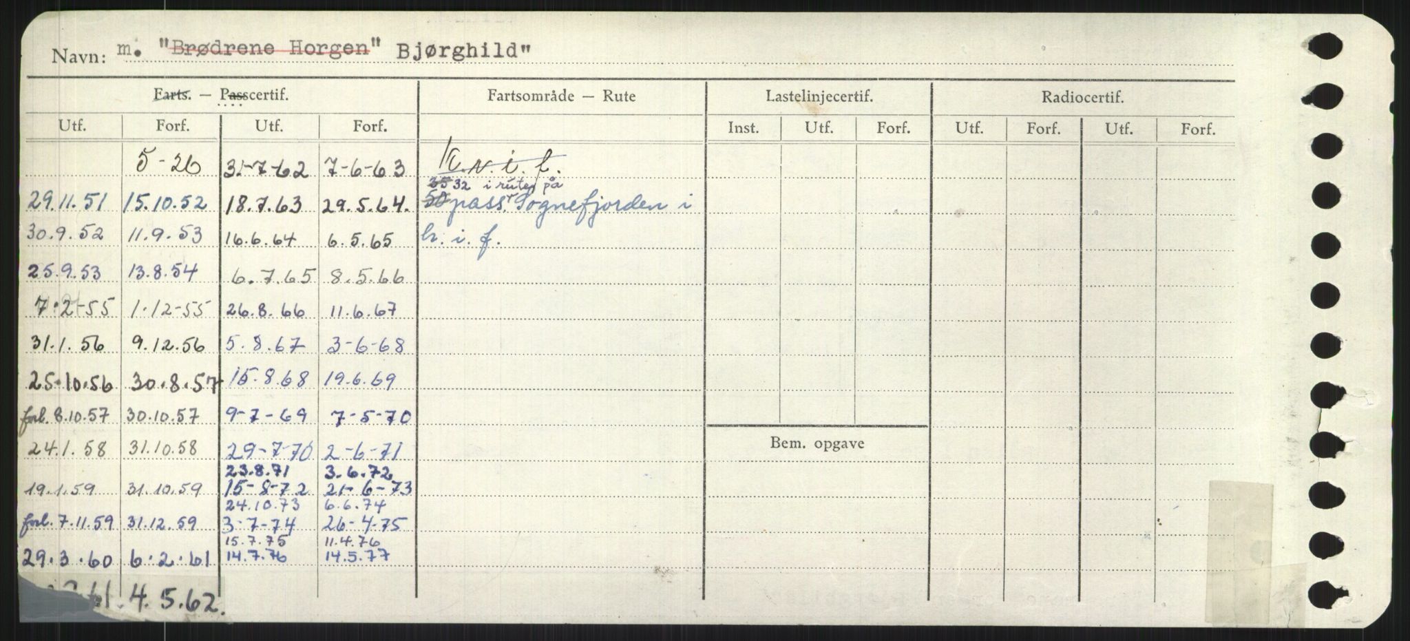 Sjøfartsdirektoratet med forløpere, Skipsmålingen, RA/S-1627/H/Ha/L0001/0002: Fartøy, A-Eig / Fartøy Bjør-Eig, p. 2