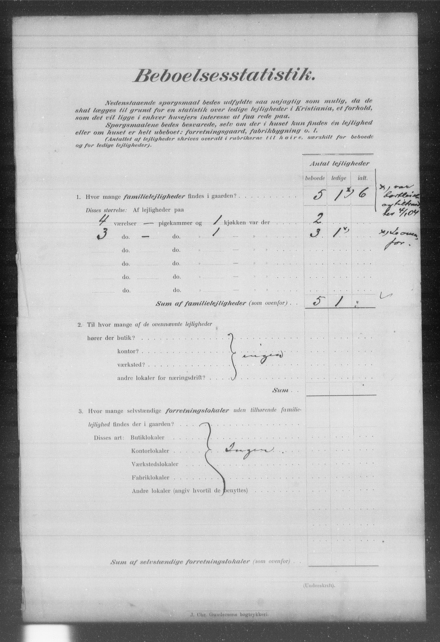 OBA, Municipal Census 1903 for Kristiania, 1903, p. 12954