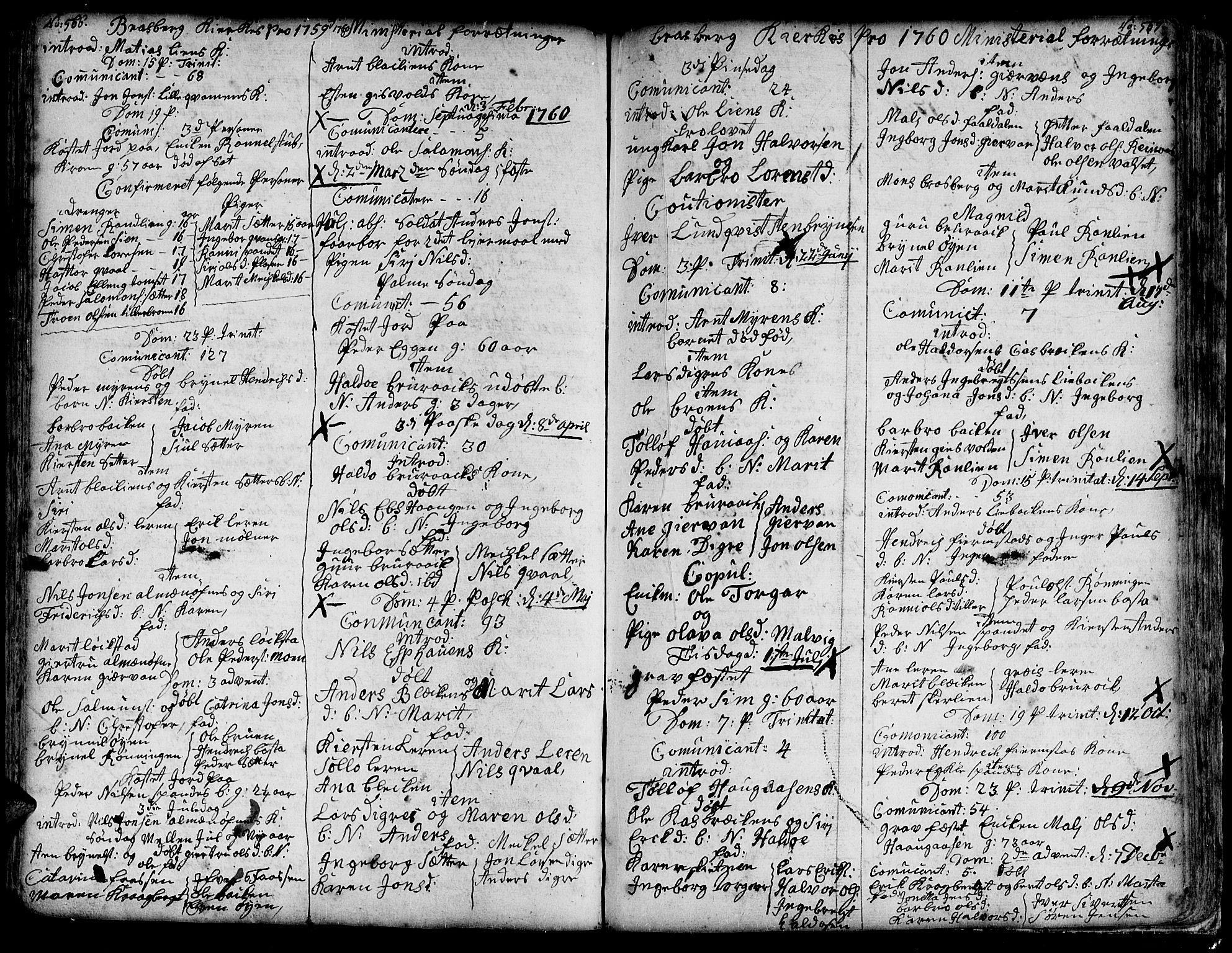 Ministerialprotokoller, klokkerbøker og fødselsregistre - Sør-Trøndelag, SAT/A-1456/606/L0278: Parish register (official) no. 606A01 /4, 1727-1780, p. 566-567