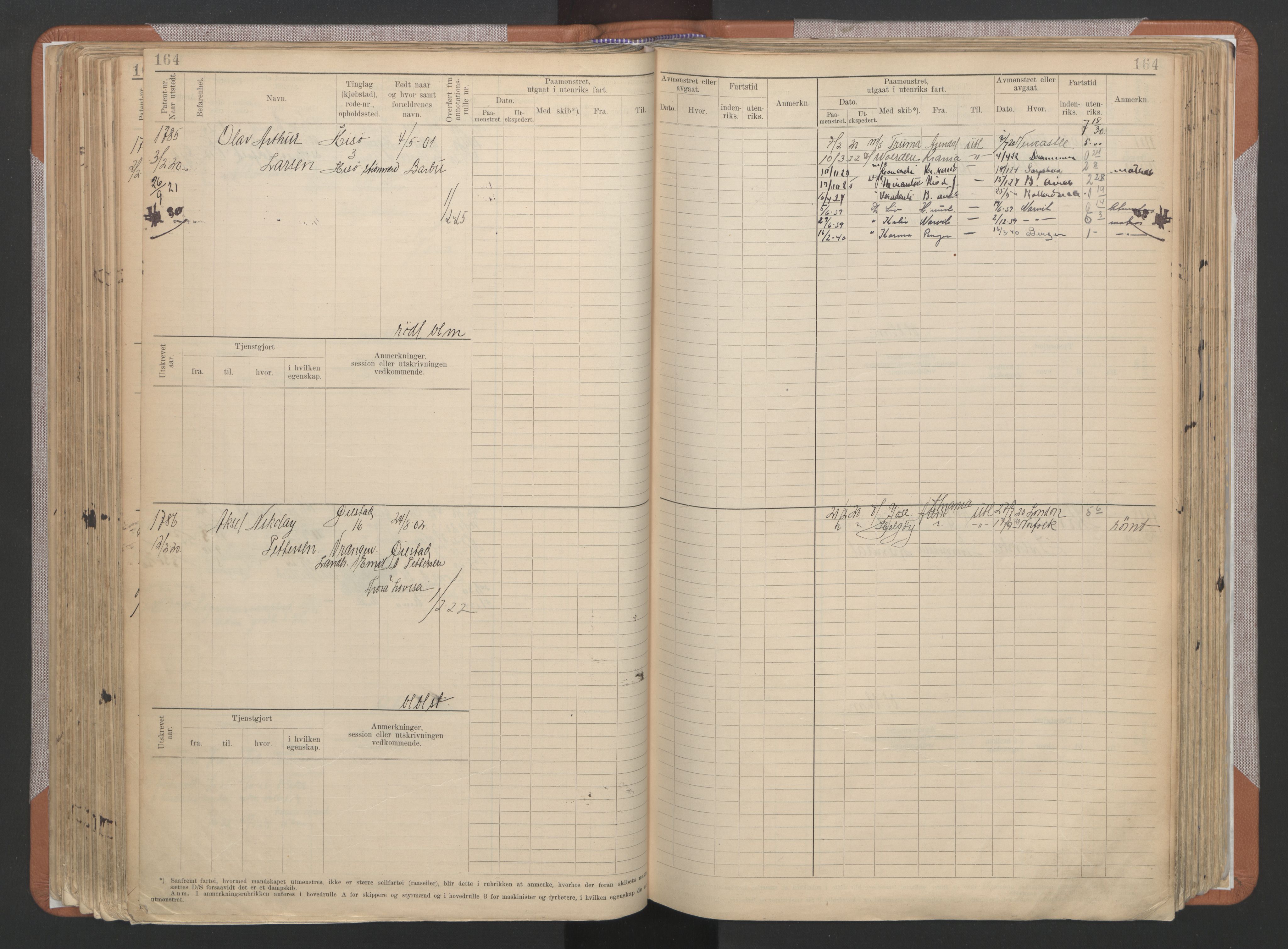 Arendal mønstringskrets, AV/SAK-2031-0012/F/Fb/L0022: Hovedrulle A nr 1466-2242, S-20, 1914-1930, p. 172