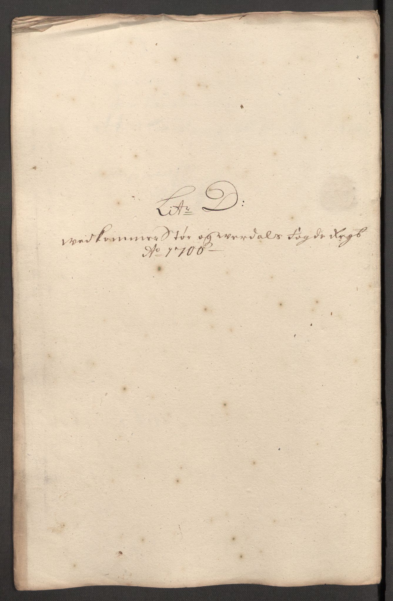 Rentekammeret inntil 1814, Reviderte regnskaper, Fogderegnskap, RA/EA-4092/R62/L4192: Fogderegnskap Stjørdal og Verdal, 1700, p. 144