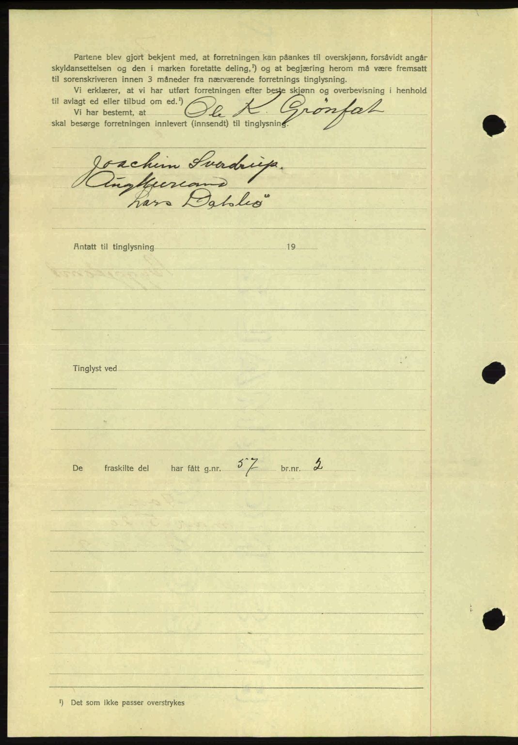 Romsdal sorenskriveri, AV/SAT-A-4149/1/2/2C: Mortgage book no. A8, 1939-1940, Diary no: : 887/1940