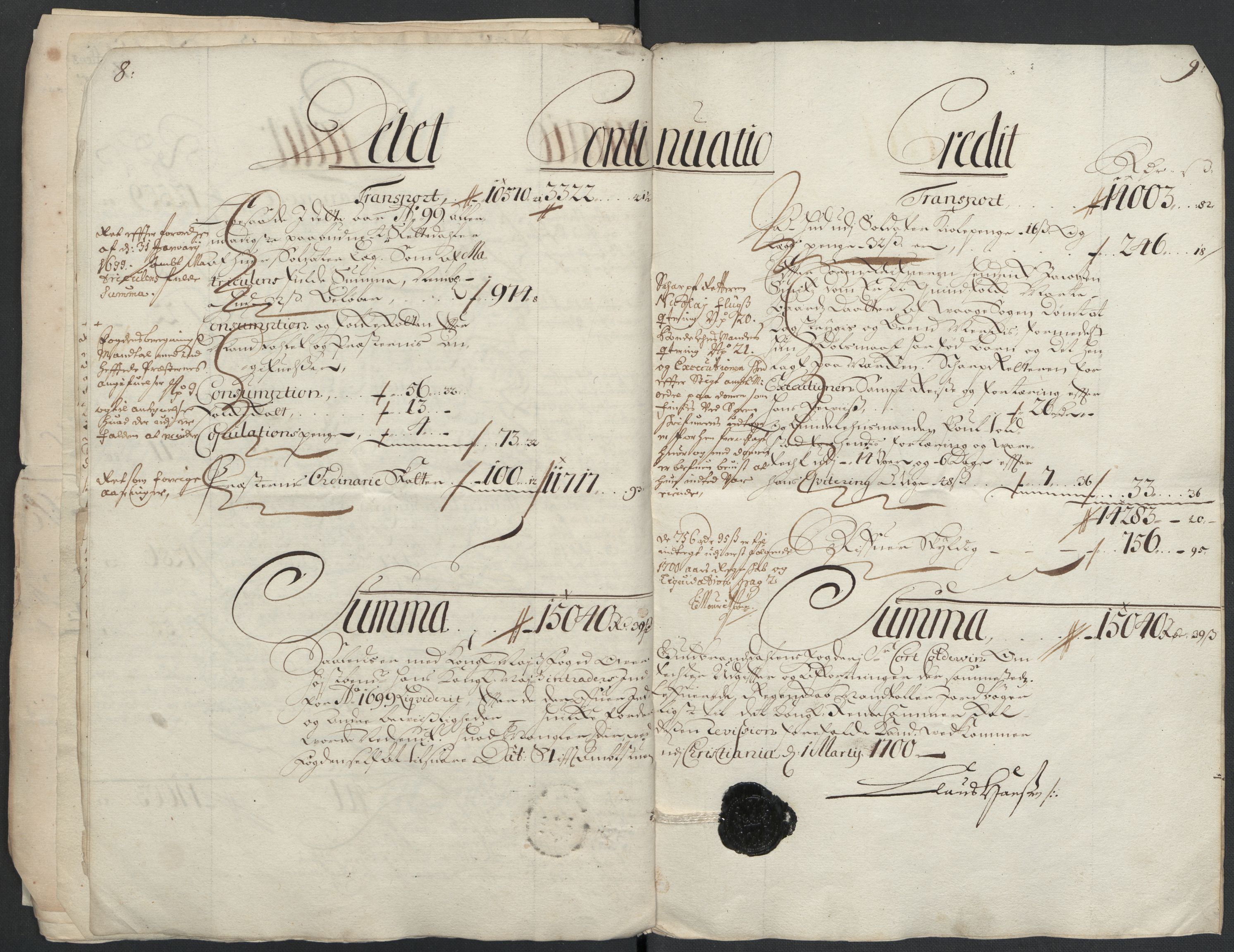 Rentekammeret inntil 1814, Reviderte regnskaper, Fogderegnskap, AV/RA-EA-4092/R17/L1172: Fogderegnskap Gudbrandsdal, 1699, p. 26