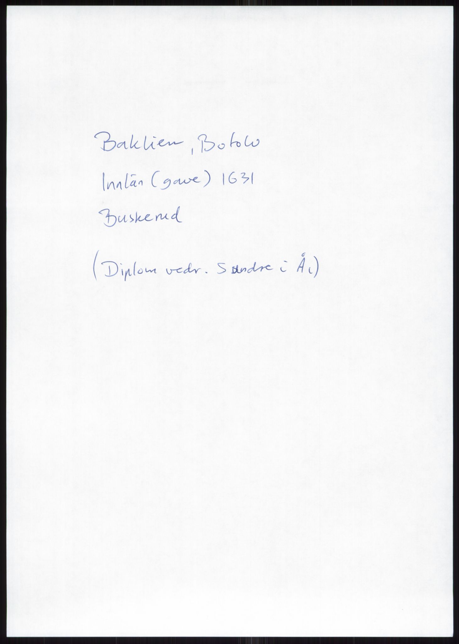 Samlinger til kildeutgivelse, Diplomavskriftsamlingen, AV/RA-EA-4053/H/Ha, p. 1461