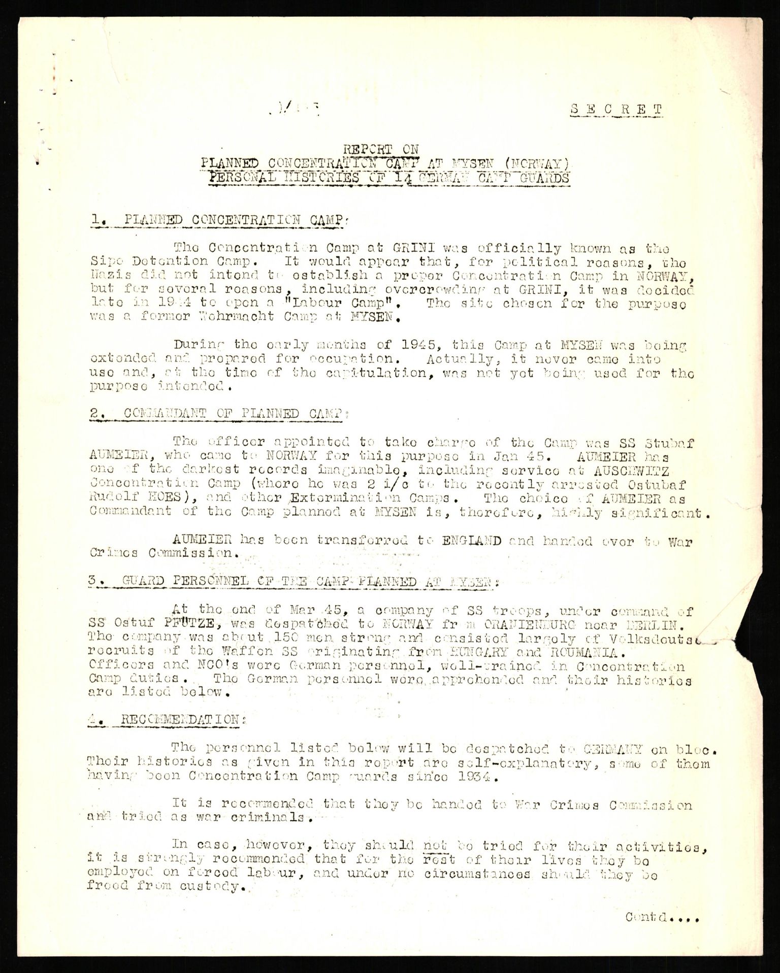 Forsvaret, Forsvarets overkommando II, AV/RA-RAFA-3915/D/Db/L0019: CI Questionaires. Tyske okkupasjonsstyrker i Norge. Tyskere., 1945-1946, p. 549