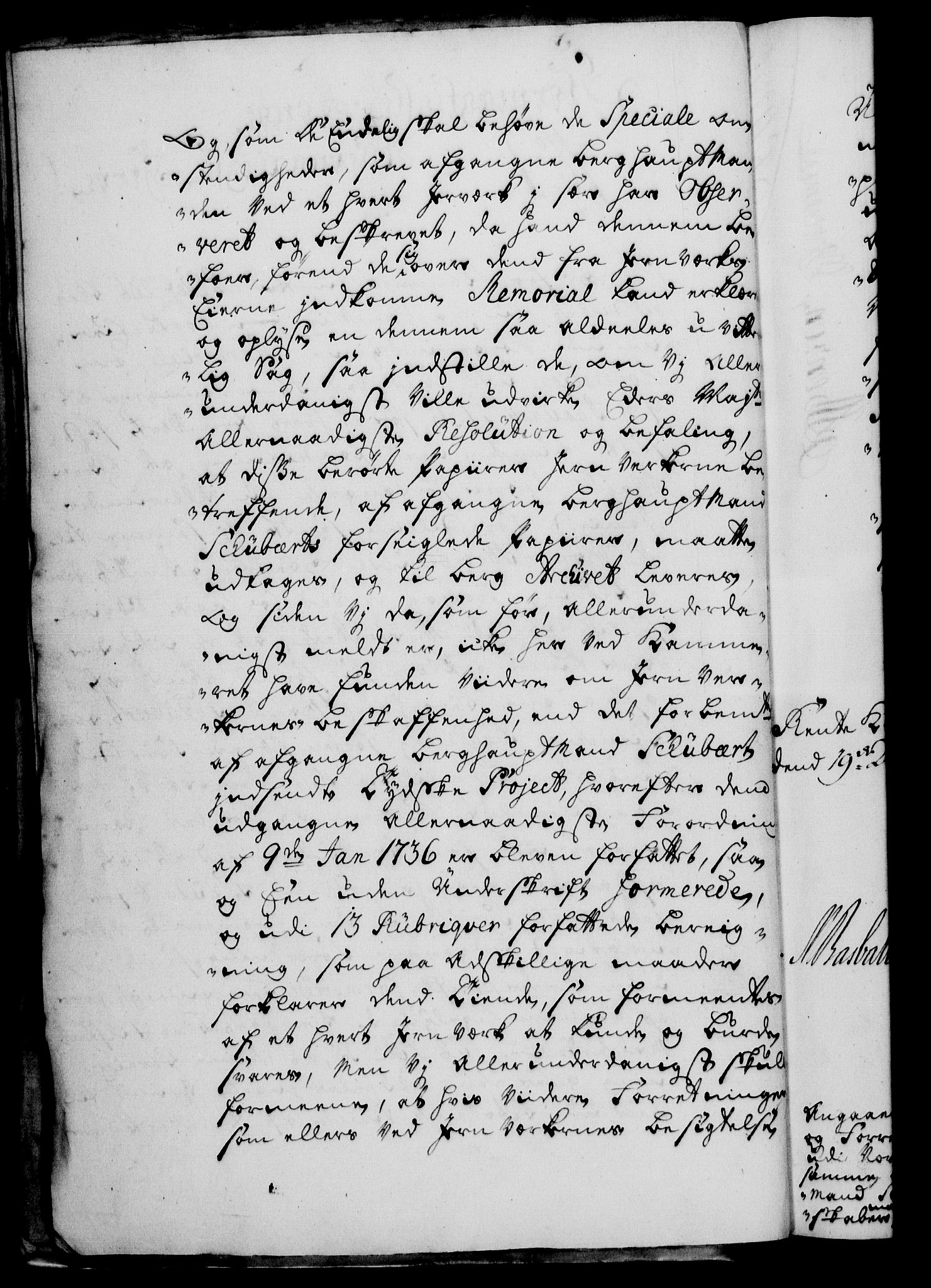 Rentekammeret, Kammerkanselliet, RA/EA-3111/G/Gf/Gfa/L0022: Norsk relasjons- og resolusjonsprotokoll (merket RK 52.22), 1739, p. 28