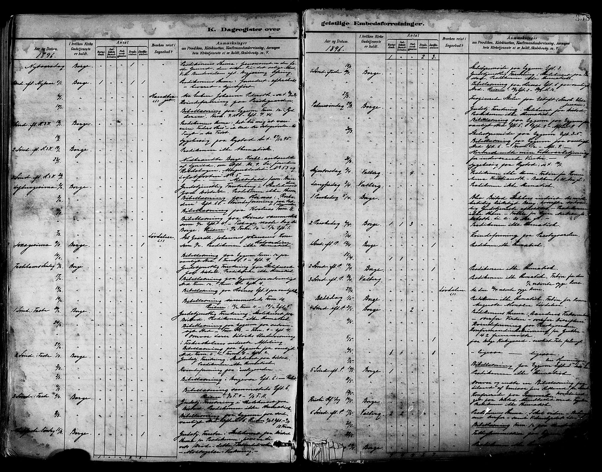 Ministerialprotokoller, klokkerbøker og fødselsregistre - Nordland, SAT/A-1459/880/L1133: Parish register (official) no. 880A07, 1888-1898, p. 358