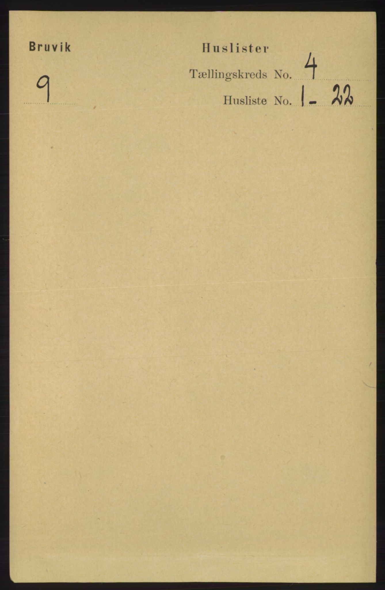 RA, 1891 census for 1251 Bruvik, 1891, p. 977