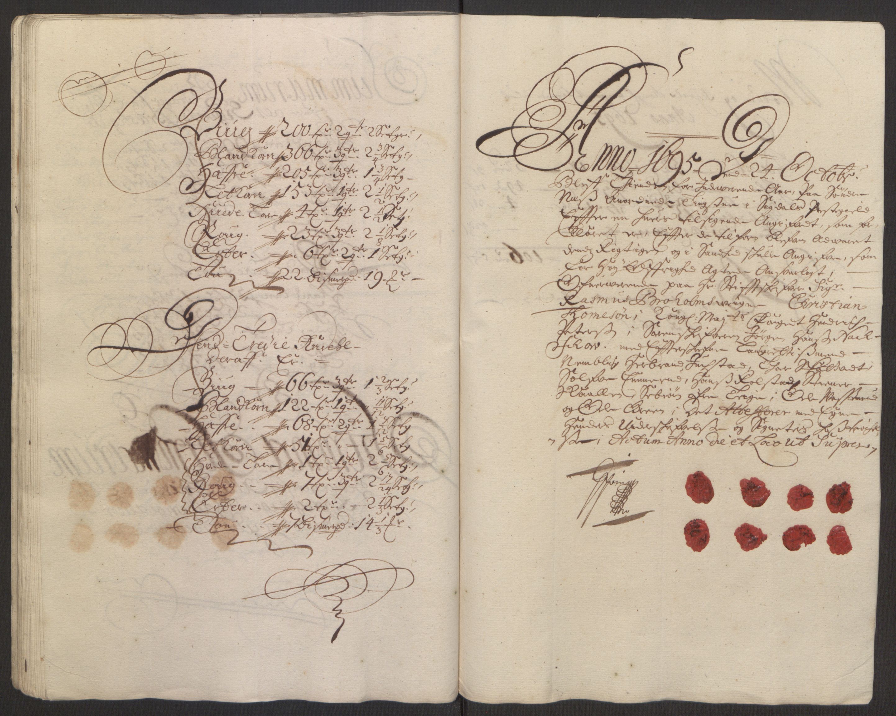 Rentekammeret inntil 1814, Reviderte regnskaper, Fogderegnskap, AV/RA-EA-4092/R22/L1452: Fogderegnskap Ringerike, Hallingdal og Buskerud, 1695, p. 287