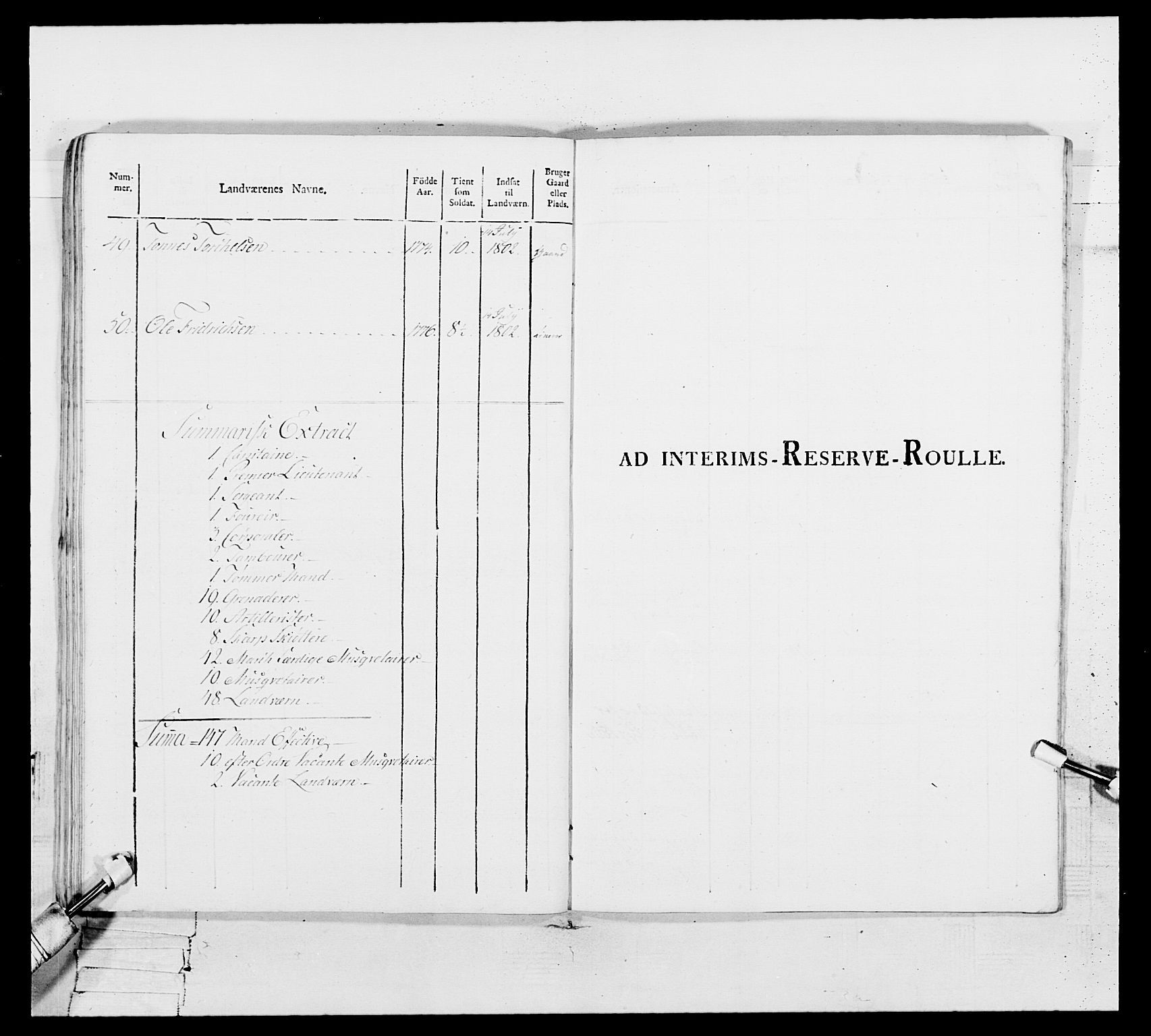 Generalitets- og kommissariatskollegiet, Det kongelige norske kommissariatskollegium, AV/RA-EA-5420/E/Eh/L0109: Vesterlenske nasjonale infanteriregiment, 1806, p. 443