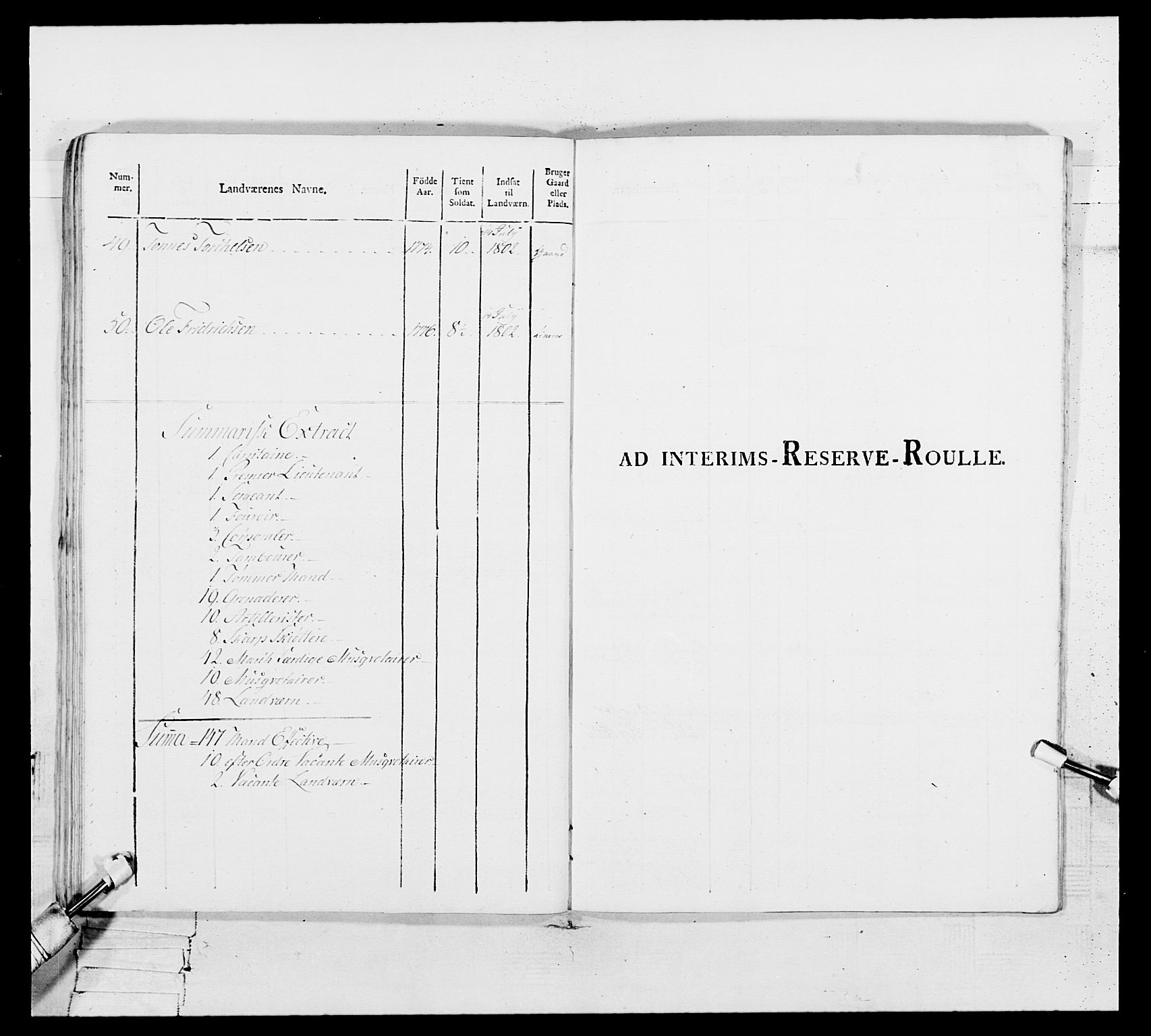 Generalitets- og kommissariatskollegiet, Det kongelige norske kommissariatskollegium, RA/EA-5420/E/Eh/L0109: Vesterlenske nasjonale infanteriregiment, 1806, p. 443