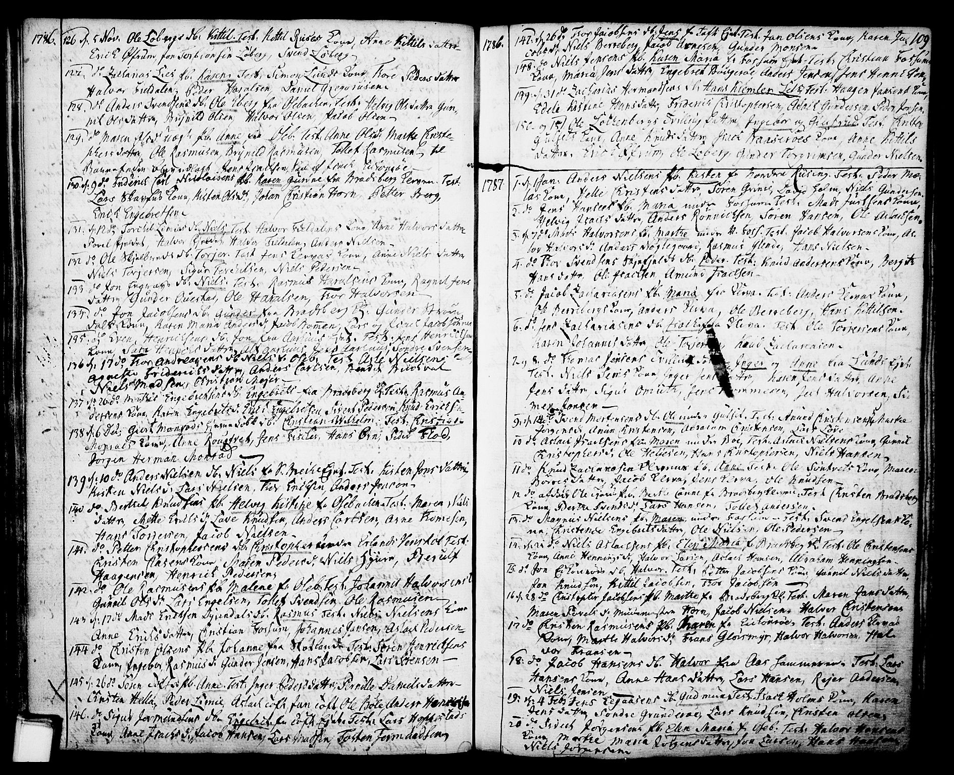 Gjerpen kirkebøker, SAKO/A-265/F/Fa/L0002: Parish register (official) no. I 2, 1747-1795, p. 109