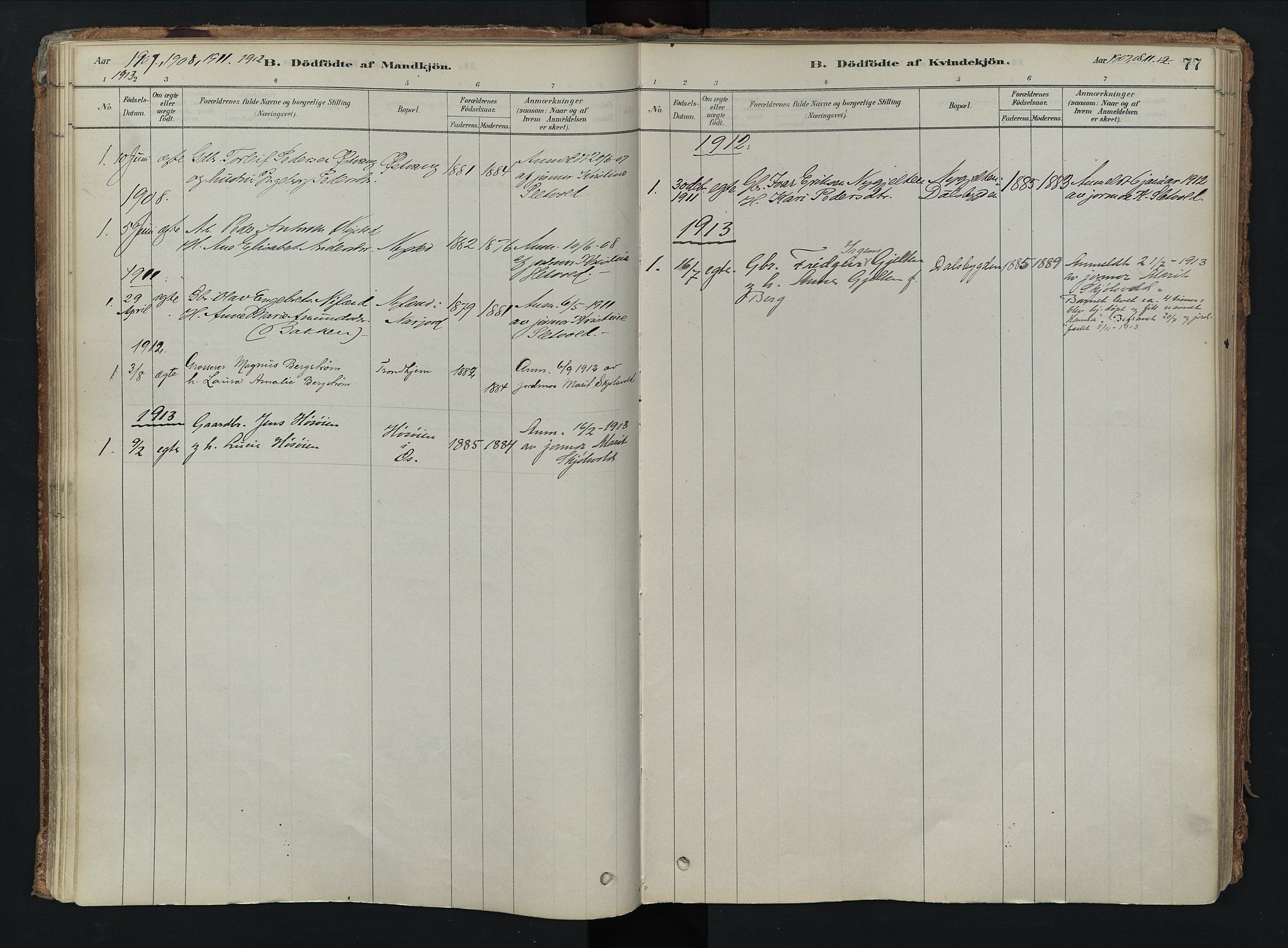 Tolga prestekontor, AV/SAH-PREST-062/K/L0008: Parish register (official) no. 8, 1877-1910, p. 77