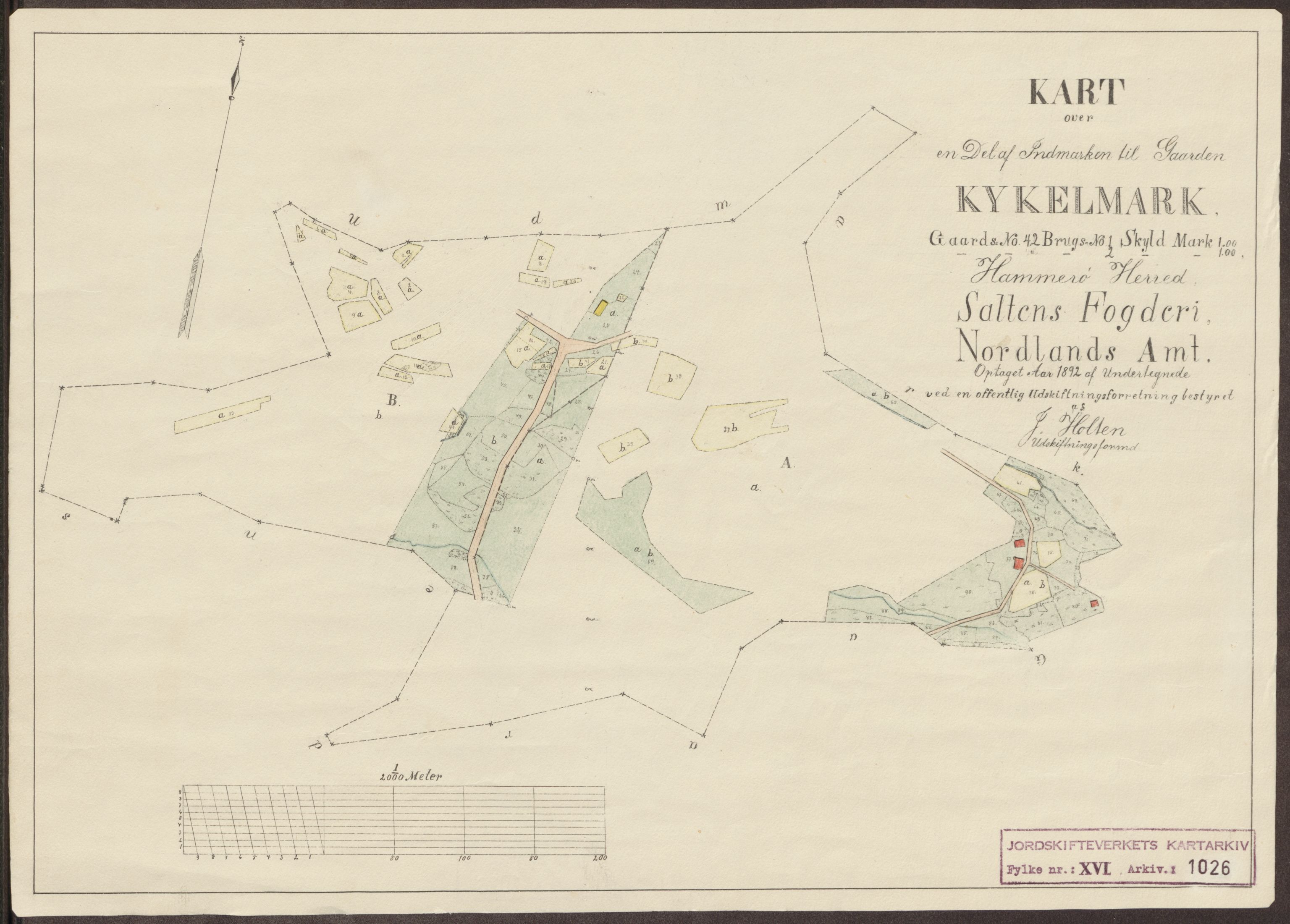 Jordskifteverkets kartarkiv, AV/RA-S-3929/T, 1859-1988, p. 1181