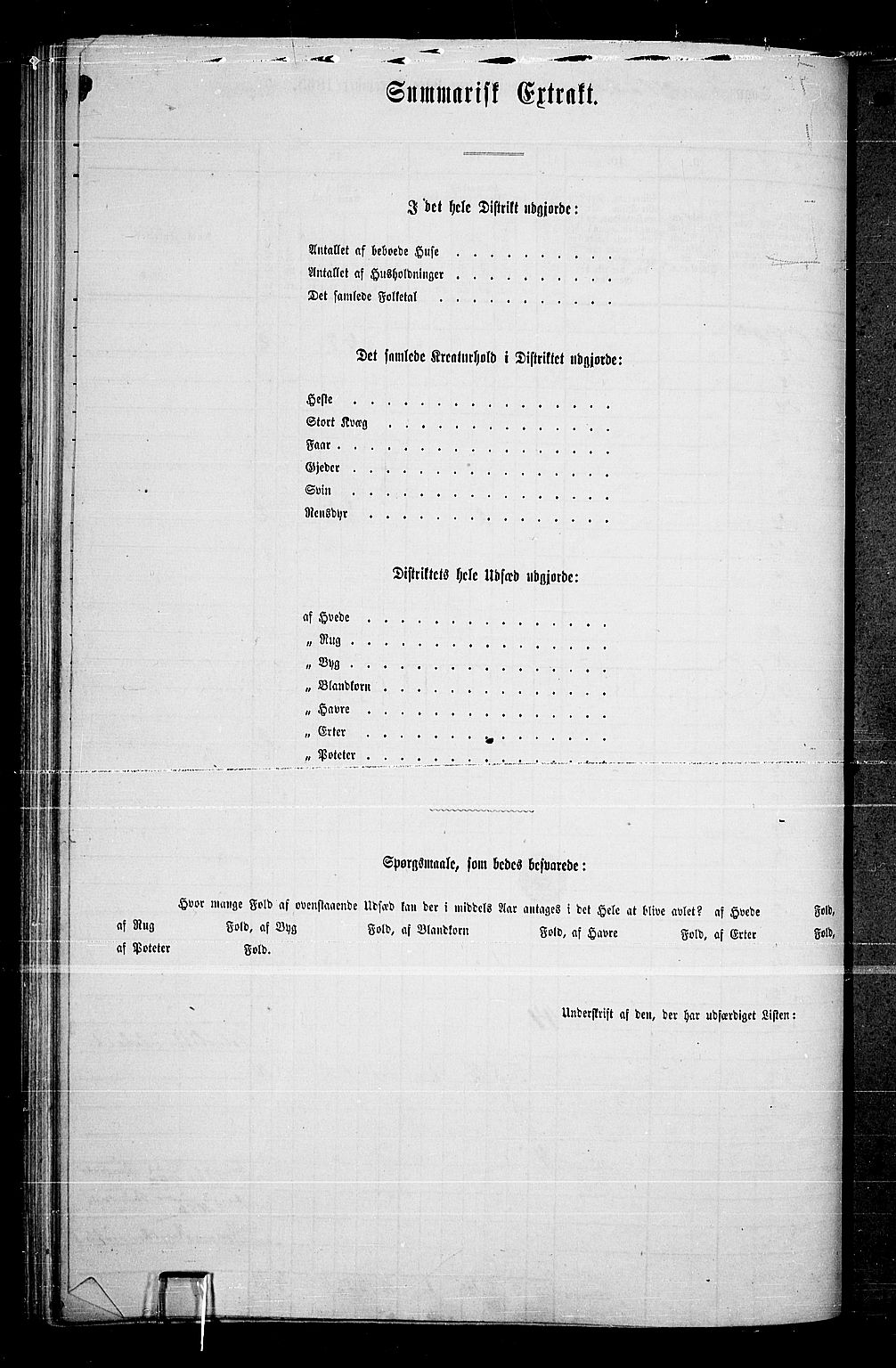 RA, 1865 census for Hole, 1865, p. 82