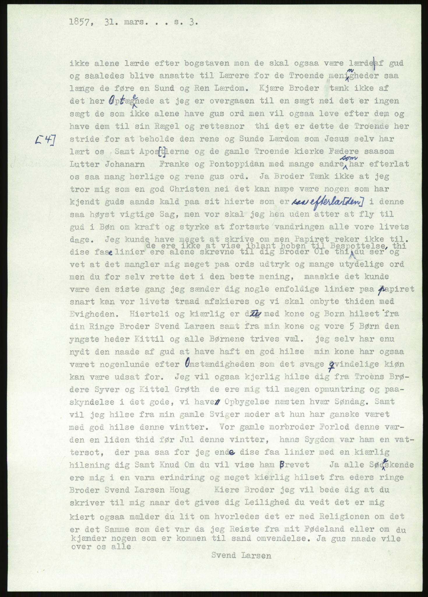 Samlinger til kildeutgivelse, Amerikabrevene, AV/RA-EA-4057/F/L0019: Innlån fra Buskerud: Fonnem - Kristoffersen, 1838-1914, p. 265