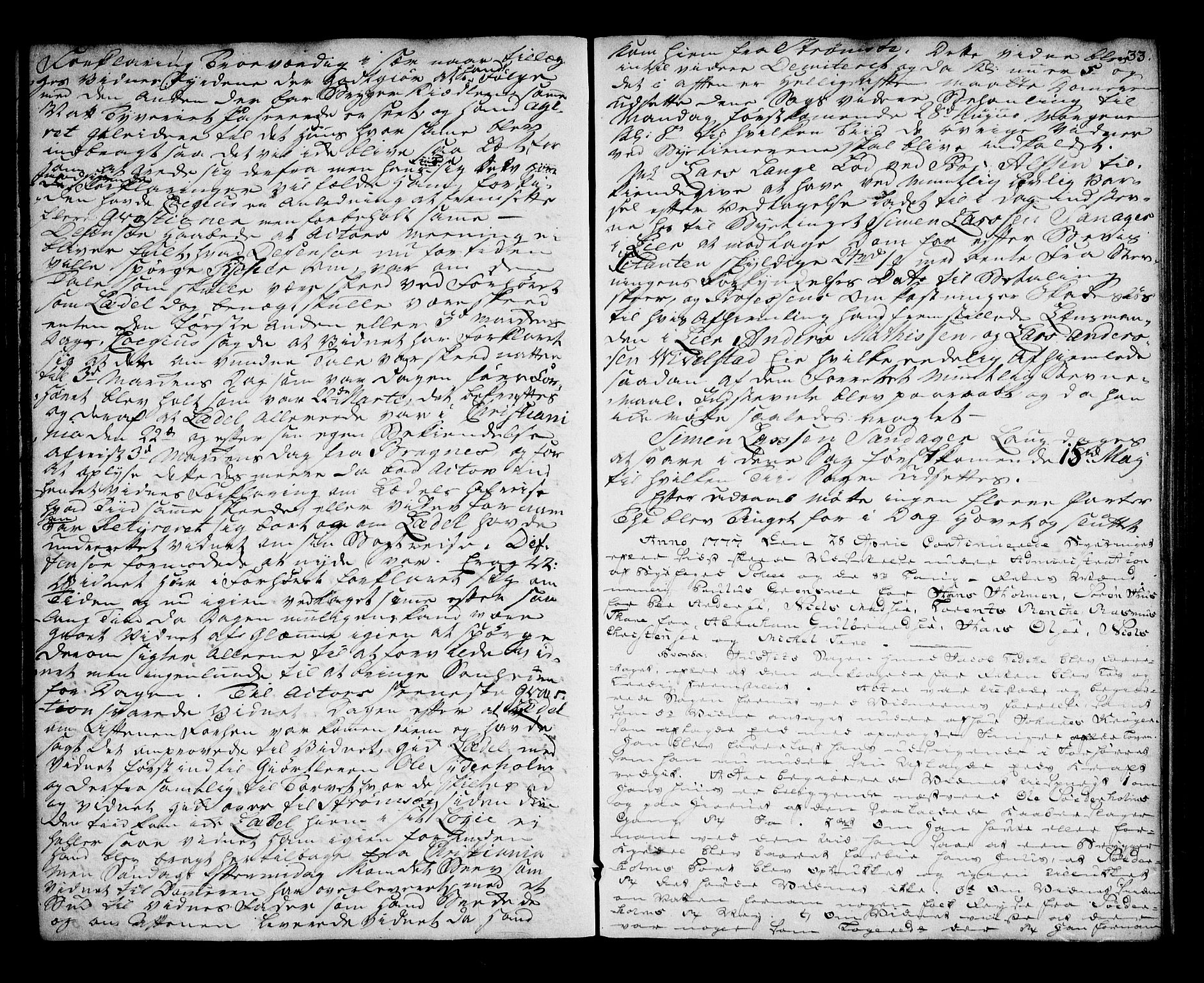 Drammen byfogd, AV/SAKO-A-222/F/Fa/L0056: Tingbok for Bragernes, 1777-1780, p. 32b-33a