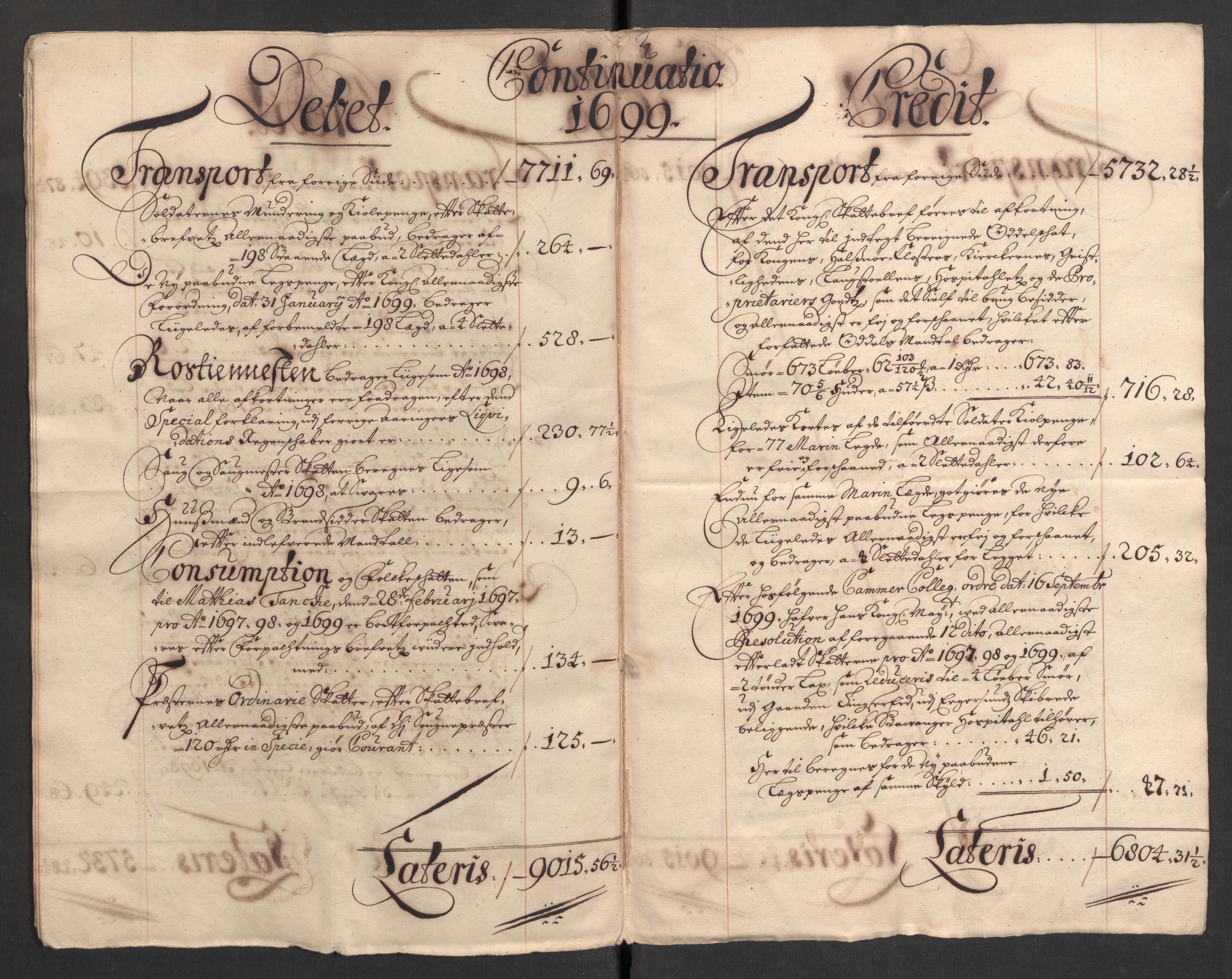 Rentekammeret inntil 1814, Reviderte regnskaper, Fogderegnskap, AV/RA-EA-4092/R46/L2730: Fogderegnskap Jæren og Dalane, 1699, p. 16