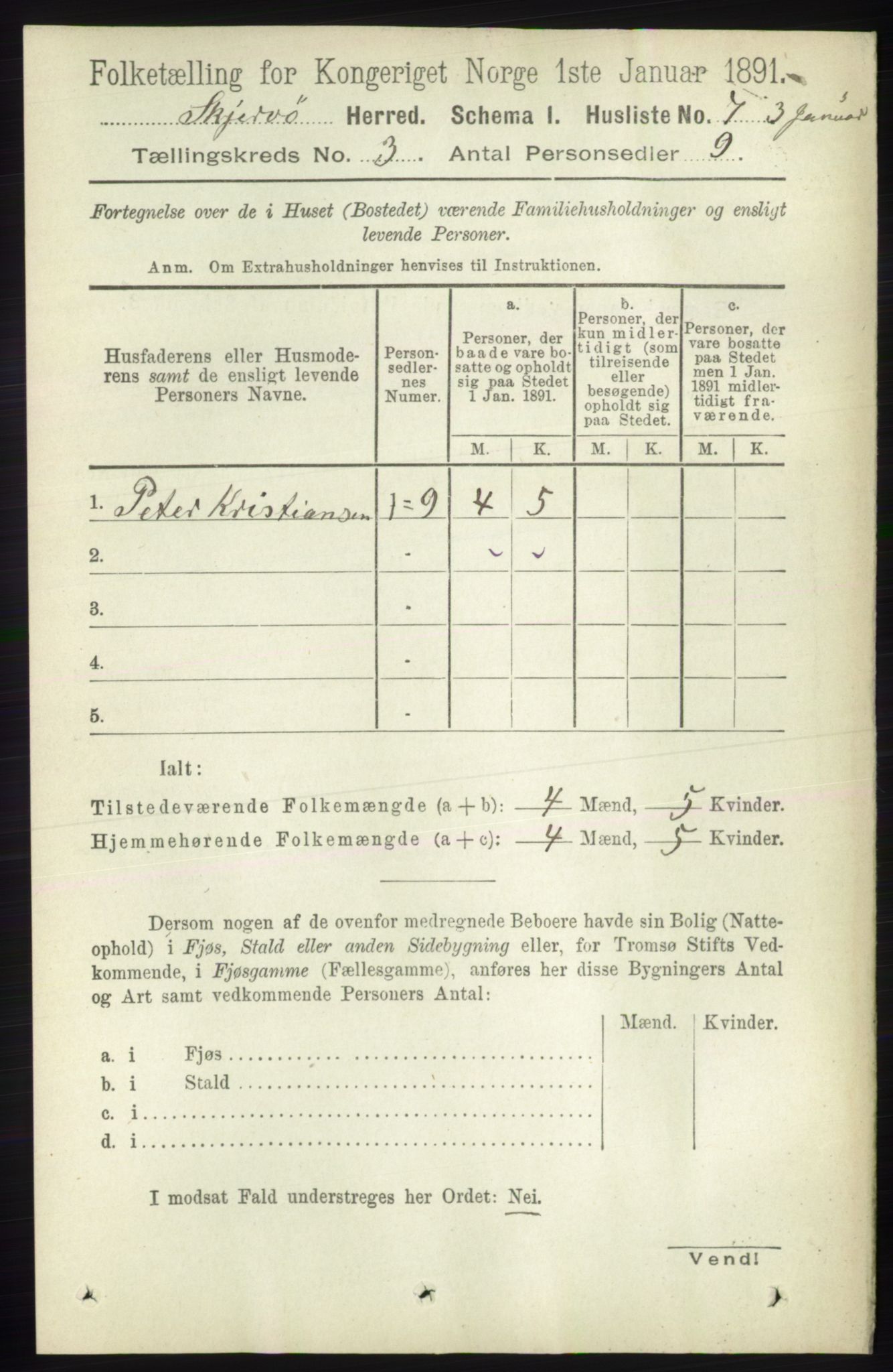 RA, 1891 census for 1941 Skjervøy, 1891, p. 1799