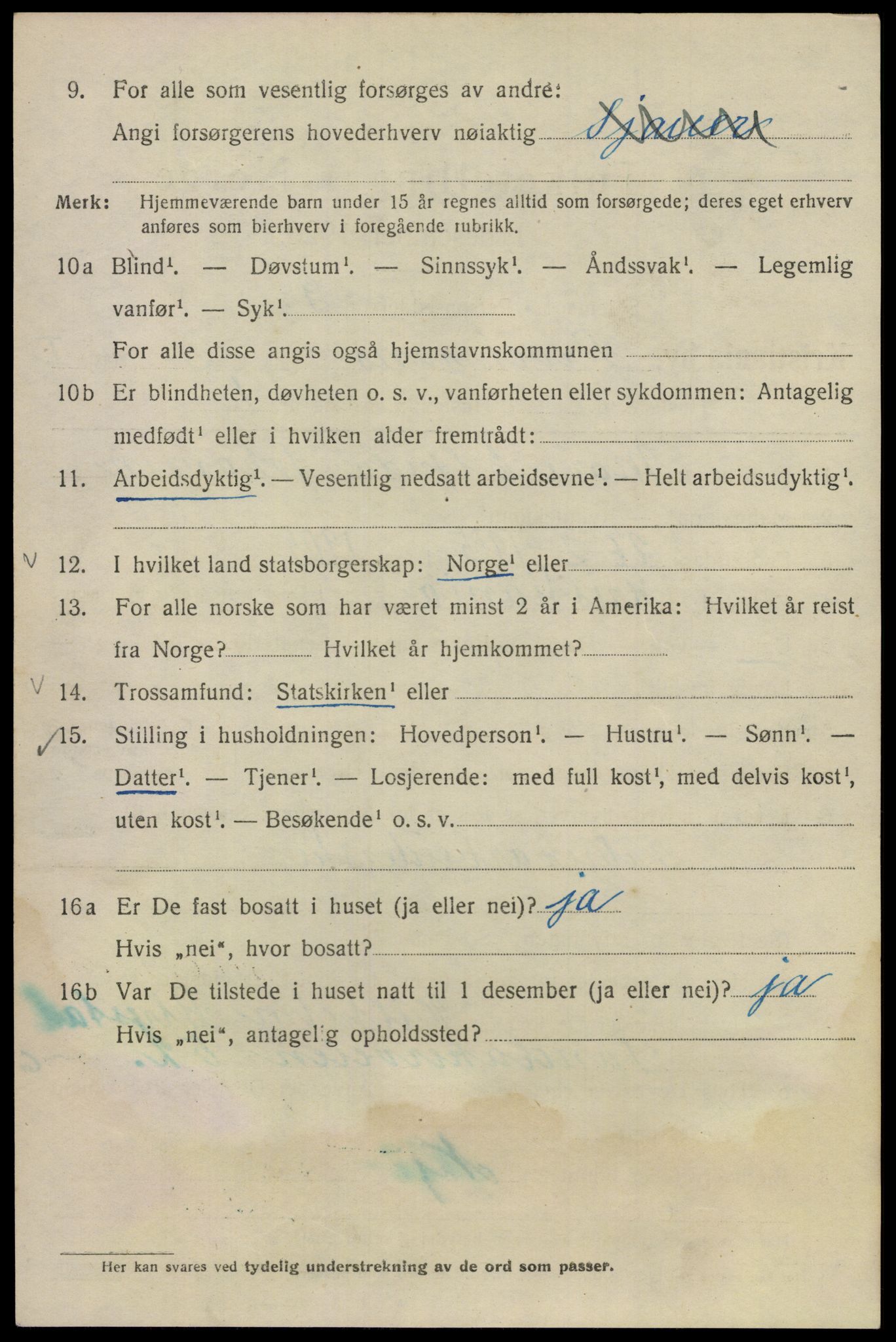 SAO, 1920 census for Kristiania, 1920, p. 174344