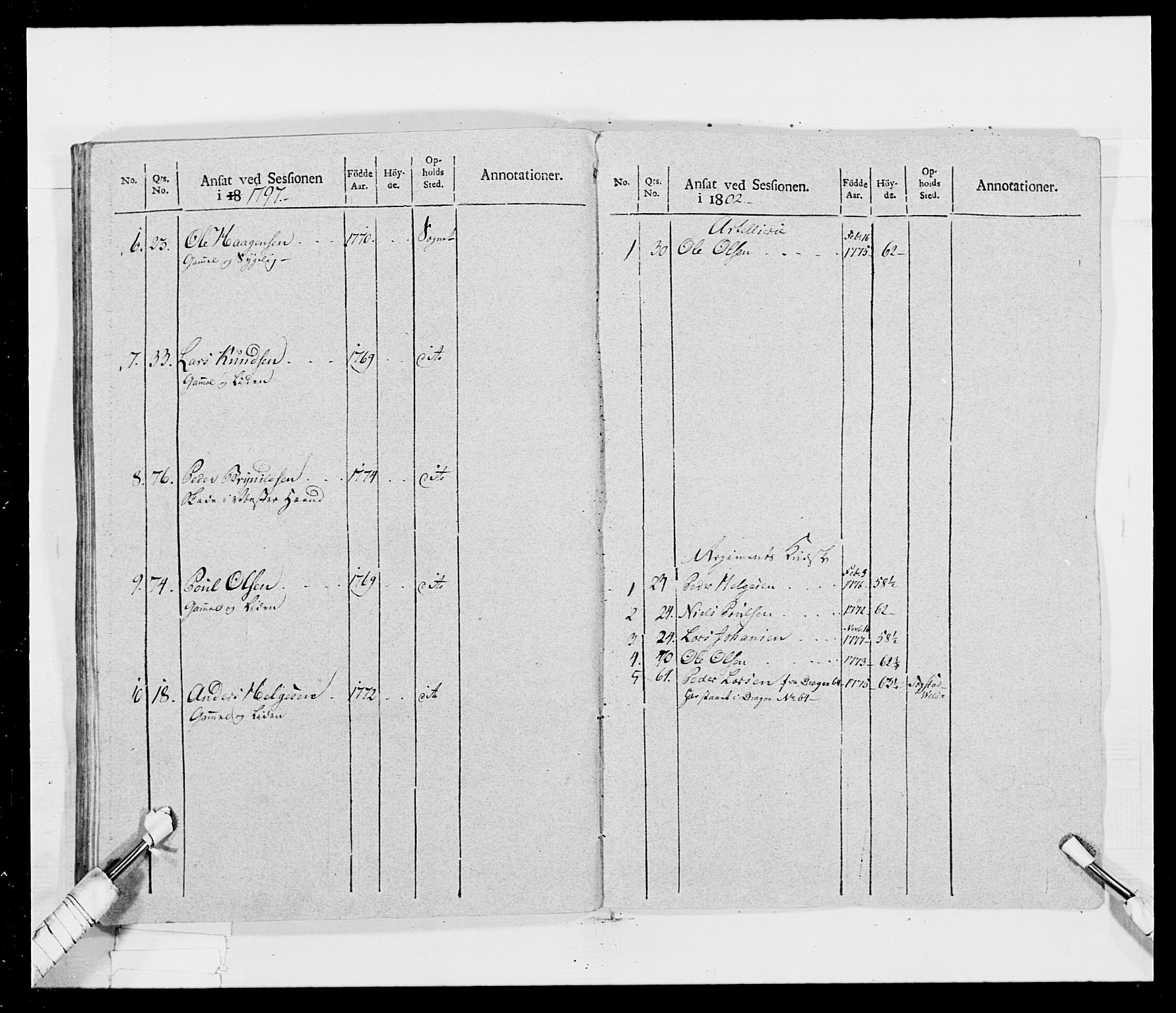 Generalitets- og kommissariatskollegiet, Det kongelige norske kommissariatskollegium, AV/RA-EA-5420/E/Eh/L0017: Opplandske dragonregiment, 1802-1805, p. 66