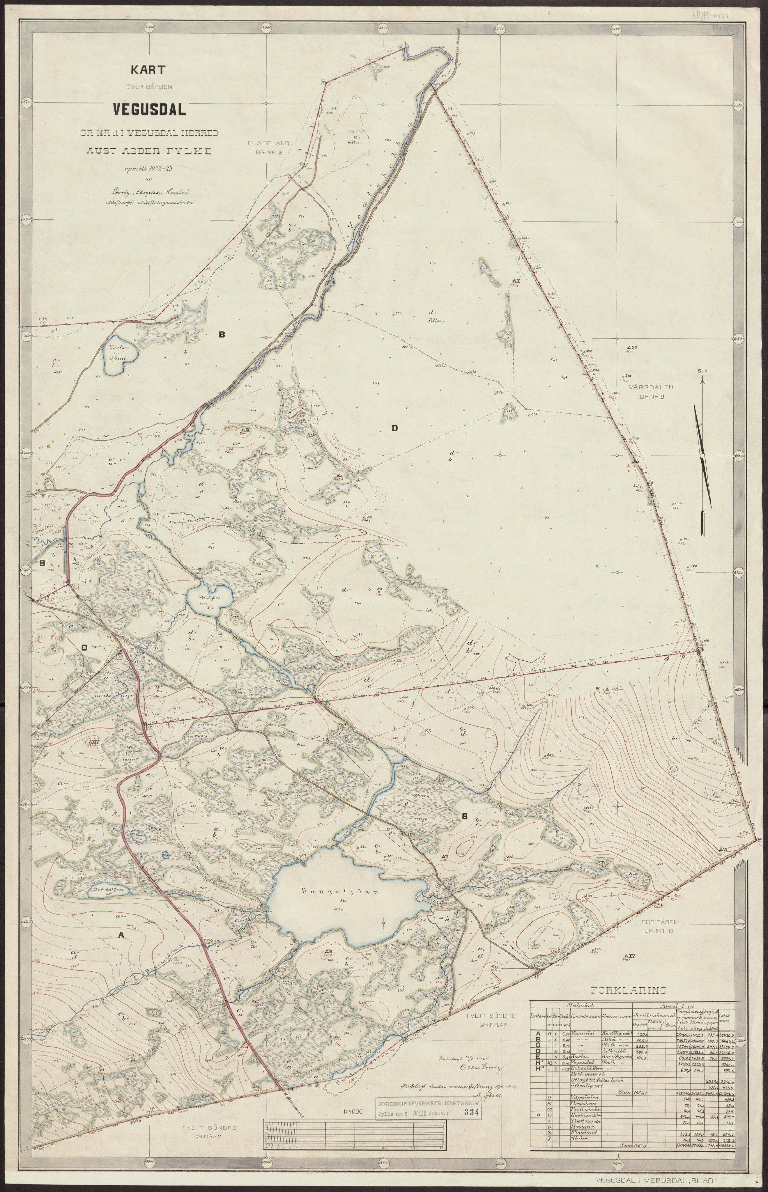 Jordskifteverkets kartarkiv, RA/S-3929/T, 1859-1988, p. 433