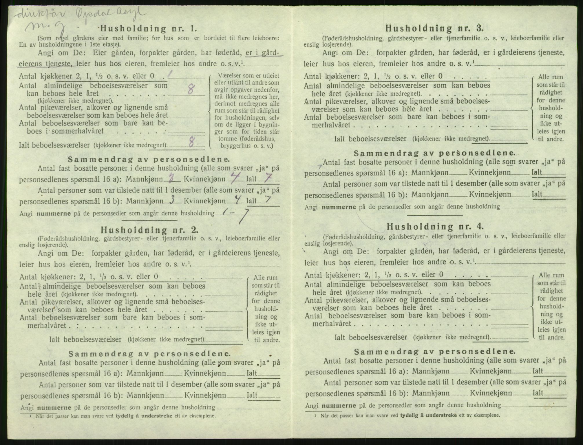 SAT, 1920 census for Bolsøy, 1920, p. 892