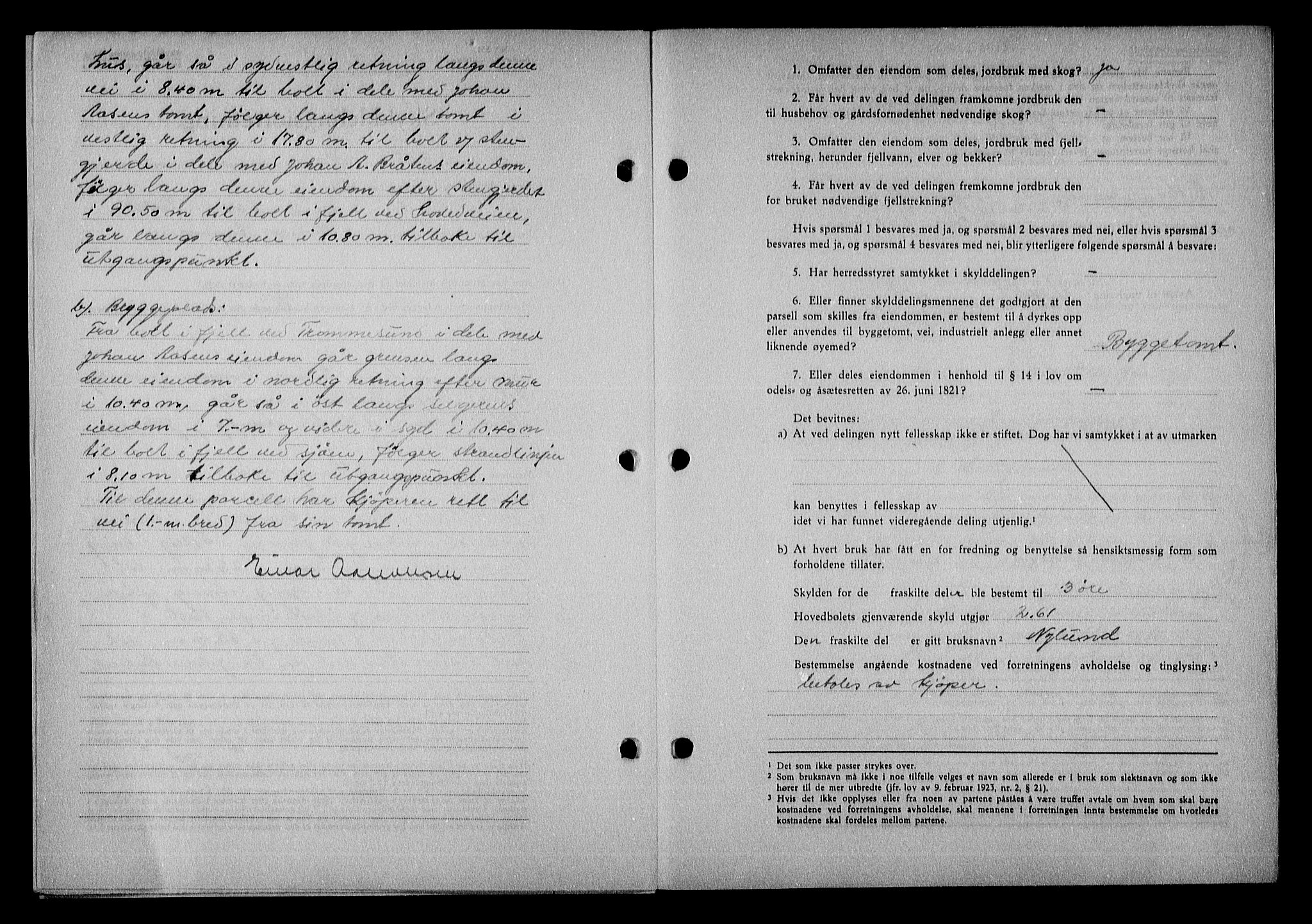 Nedenes sorenskriveri, AV/SAK-1221-0006/G/Gb/Gba/L0050: Mortgage book no. A-IV, 1942-1943, Diary no: : 673/1943