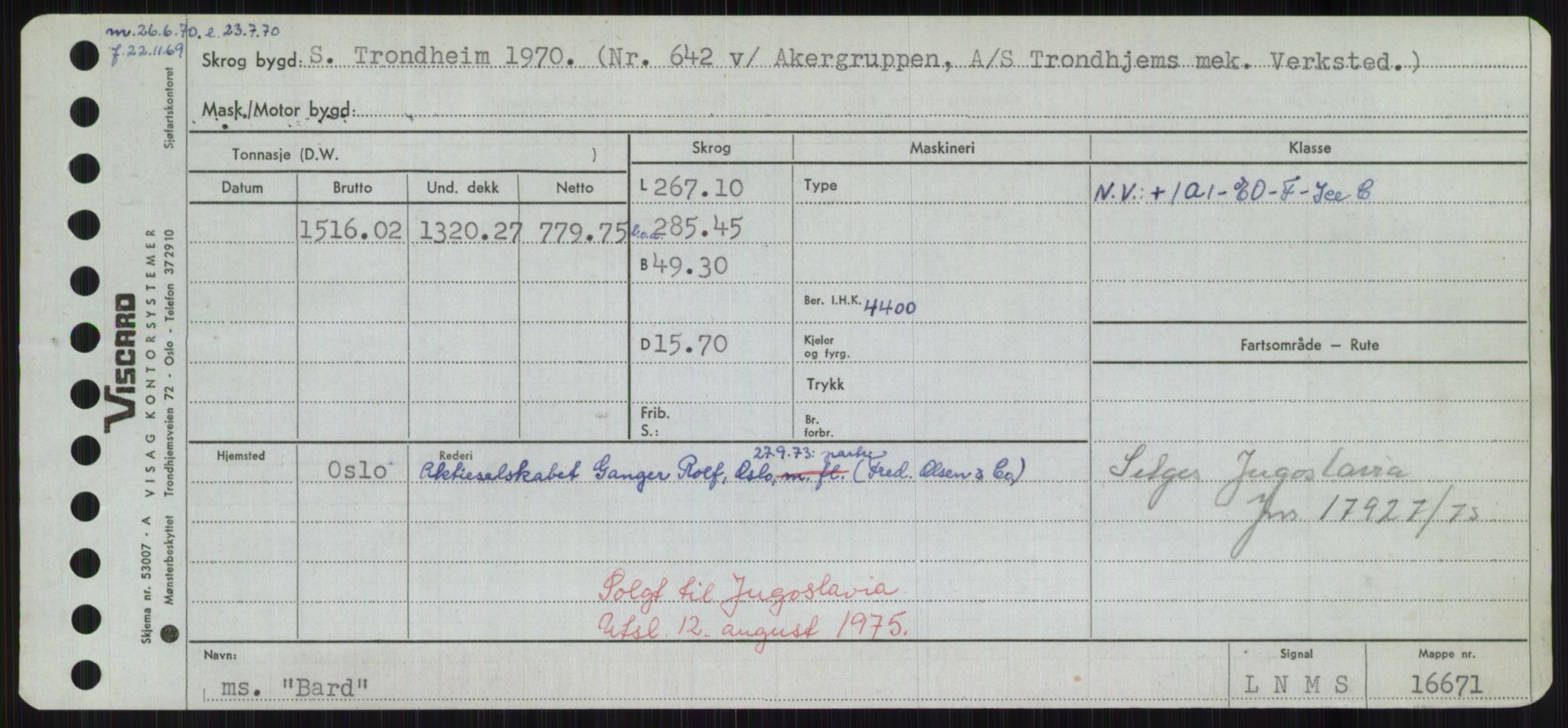 Sjøfartsdirektoratet med forløpere, Skipsmålingen, AV/RA-S-1627/H/Hd/L0003: Fartøy, B-Bev, p. 263
