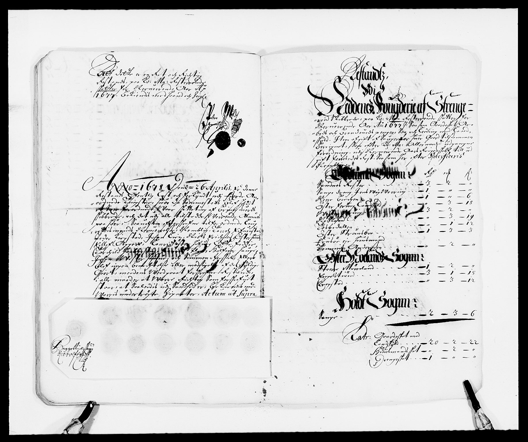Rentekammeret inntil 1814, Reviderte regnskaper, Fogderegnskap, AV/RA-EA-4092/R39/L2302: Fogderegnskap Nedenes, 1677-1678, p. 180