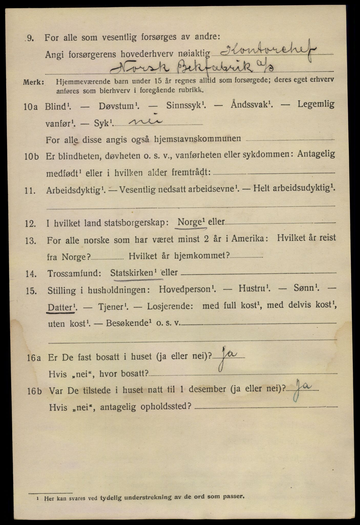 SAO, 1920 census for Kristiania, 1920, p. 344974