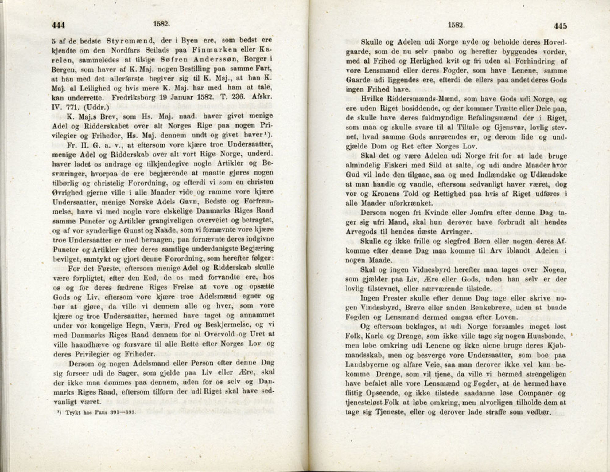 Publikasjoner utgitt av Det Norske Historiske Kildeskriftfond, PUBL/-/-/-: Norske Rigs-Registranter, bind 2, 1572-1588, p. 444-445