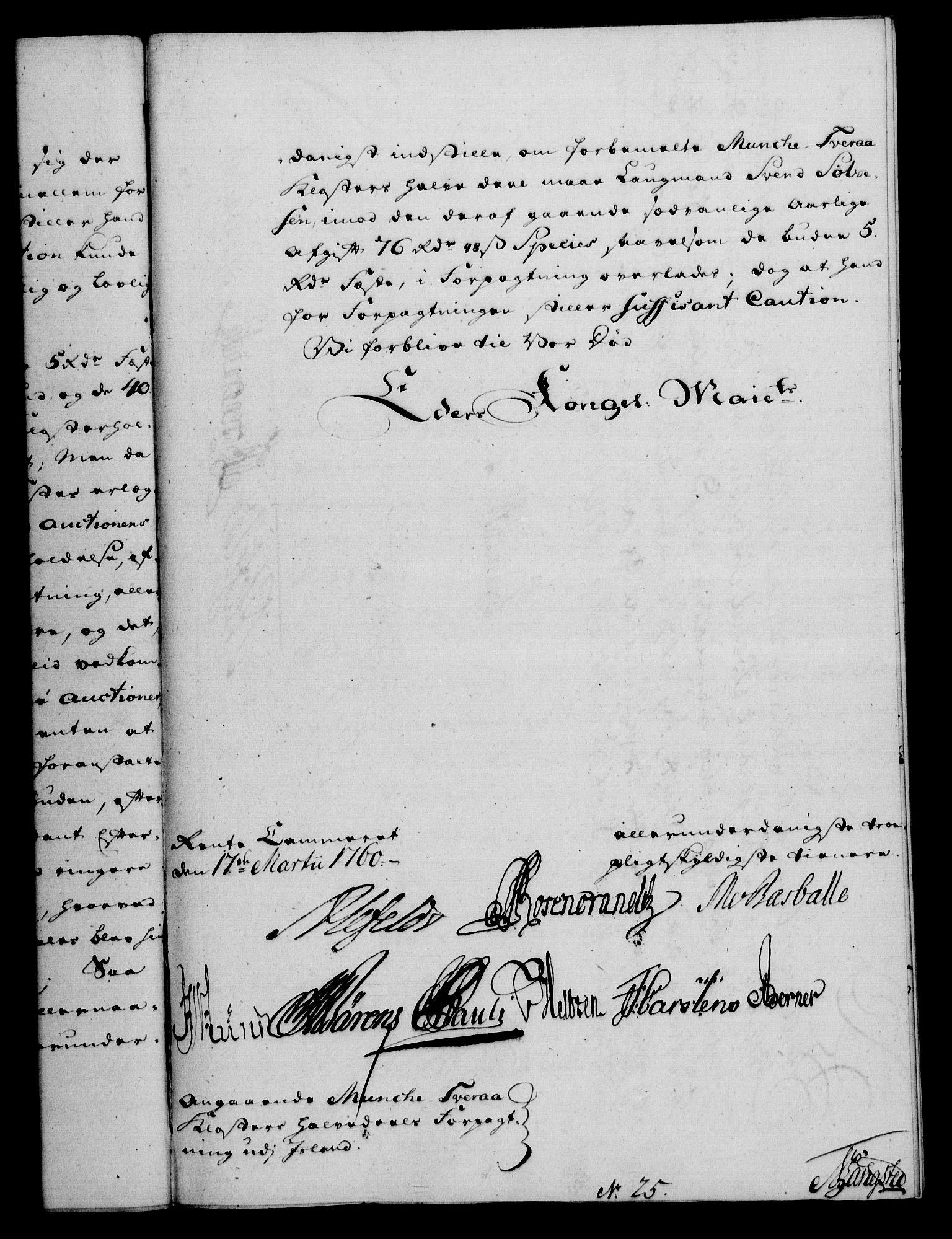 Rentekammeret, Kammerkanselliet, RA/EA-3111/G/Gf/Gfa/L0042: Norsk relasjons- og resolusjonsprotokoll (merket RK 52.42), 1760, p. 158