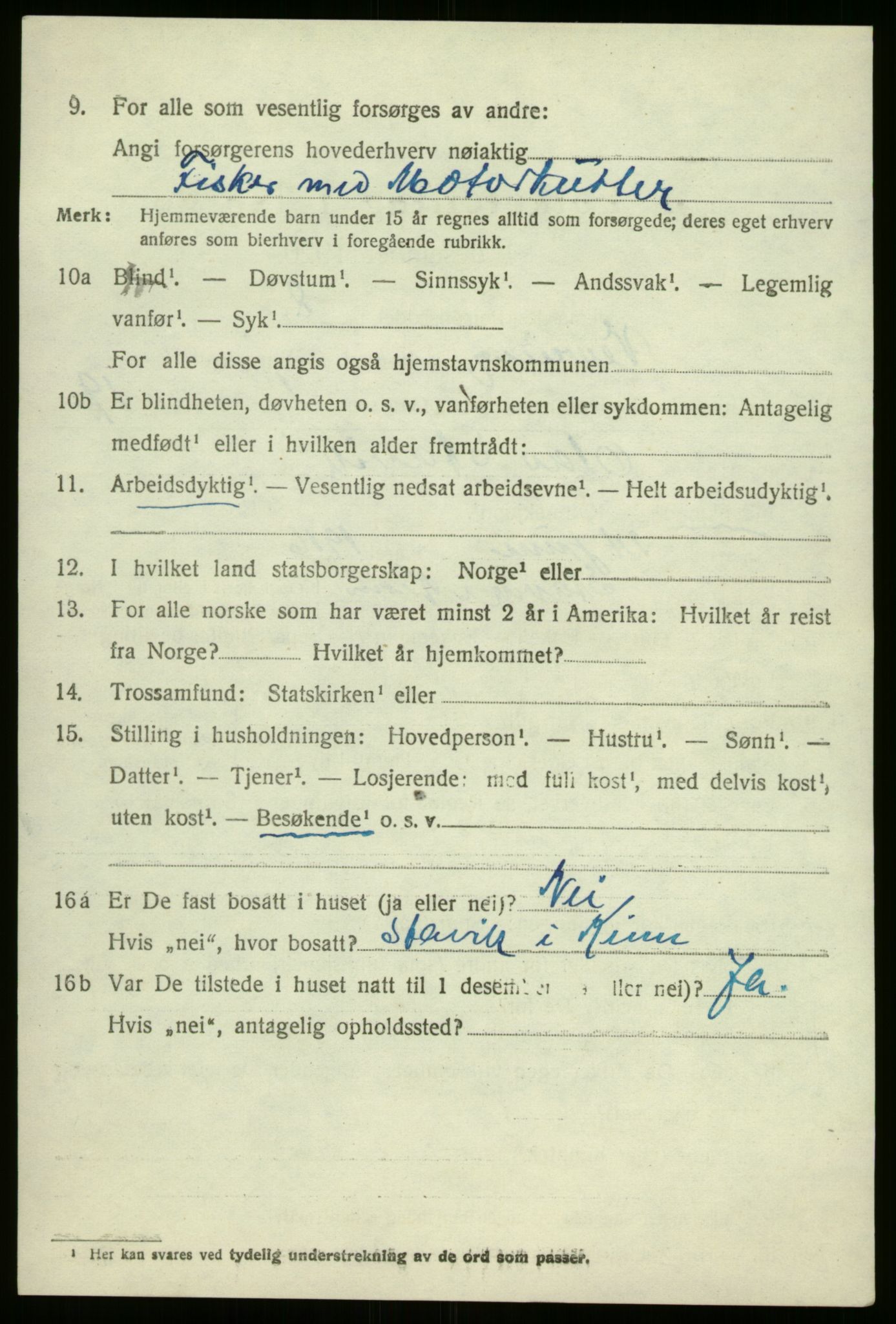 SAB, 1920 census for Vevring, 1920, p. 1431