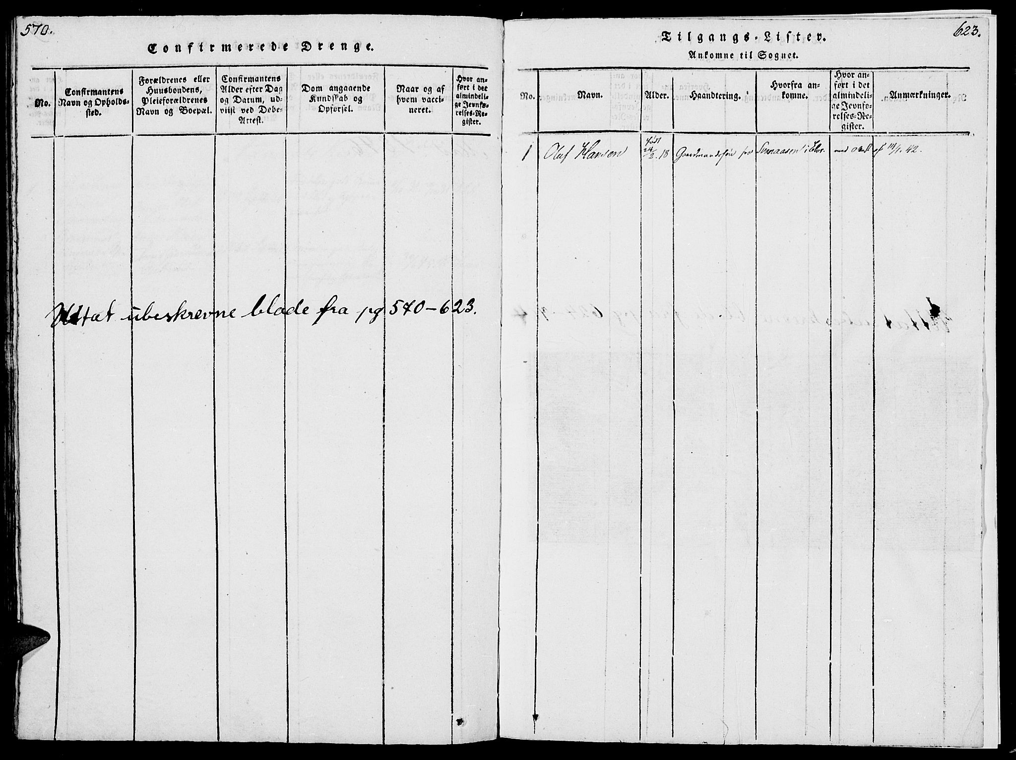 Åmot prestekontor, Hedmark, SAH/PREST-056/H/Ha/Hab/L0001: Parish register (copy) no. 1, 1815-1847, p. 622-623