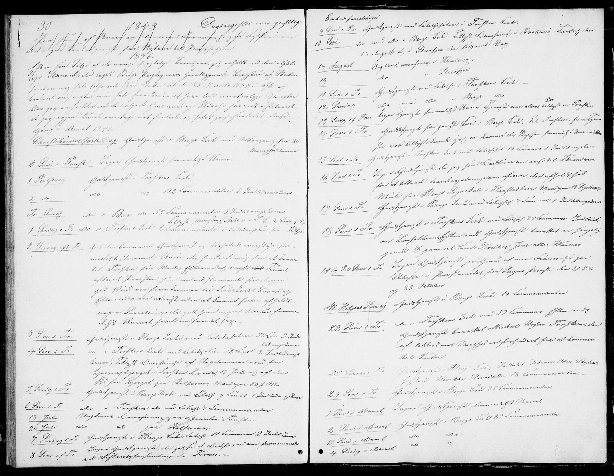 Berg sokneprestkontor, SATØ/S-1318/G/Ga/Gab/L0001klokker: Parish register (copy) no. 1, 1843-1851, p. 30
