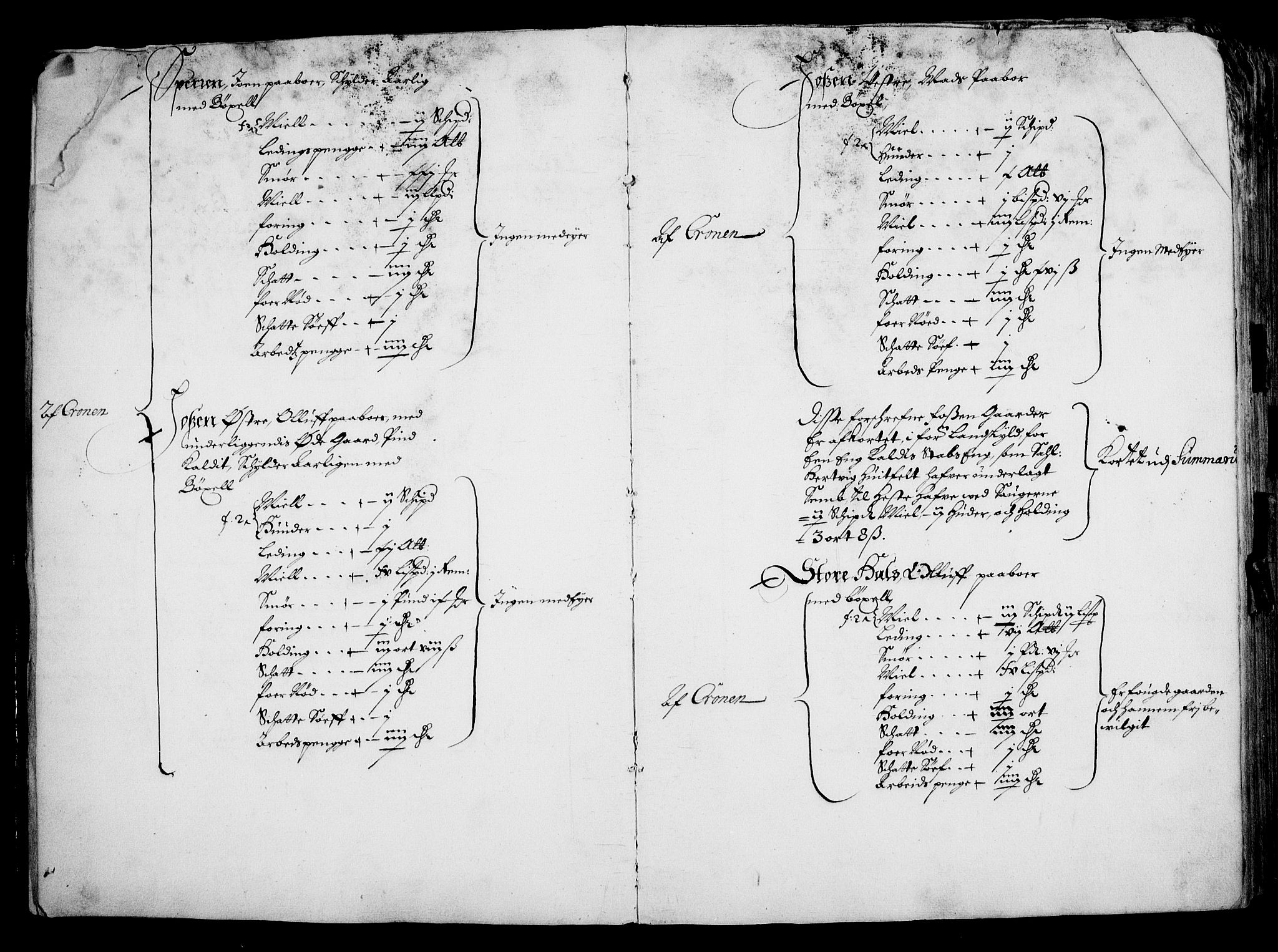 Rentekammeret inntil 1814, Realistisk ordnet avdeling, AV/RA-EA-4070/On/L0001/0001: Statens gods / [Jj 1]: Jordebok over Hannibal Sehesteds gods, 1651, p. 4