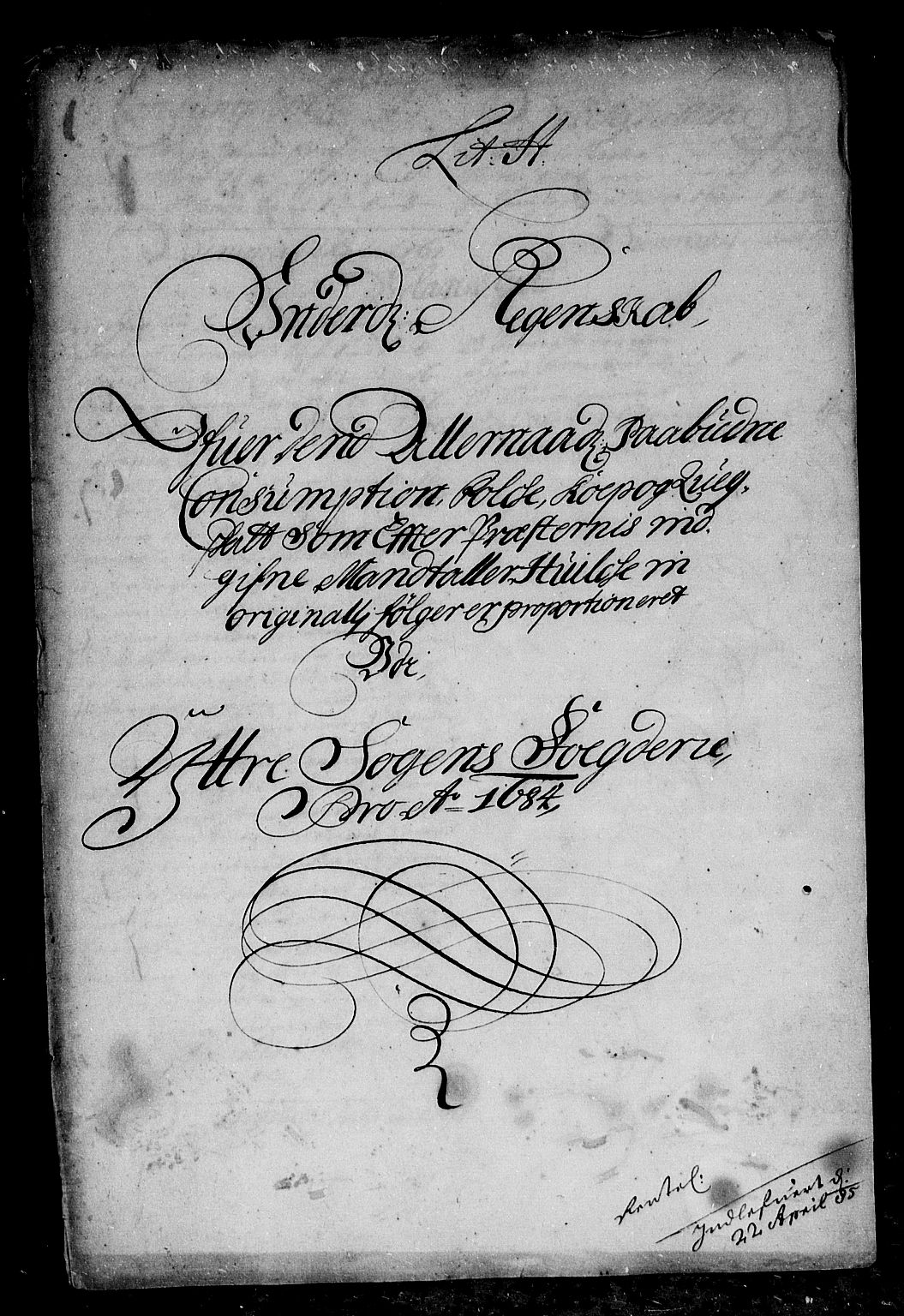 Rentekammeret inntil 1814, Reviderte regnskaper, Stiftamtstueregnskaper, Bergen stiftamt, RA/EA-6043/R/Rc/L0075: Bergen stiftamt, 1682-1684