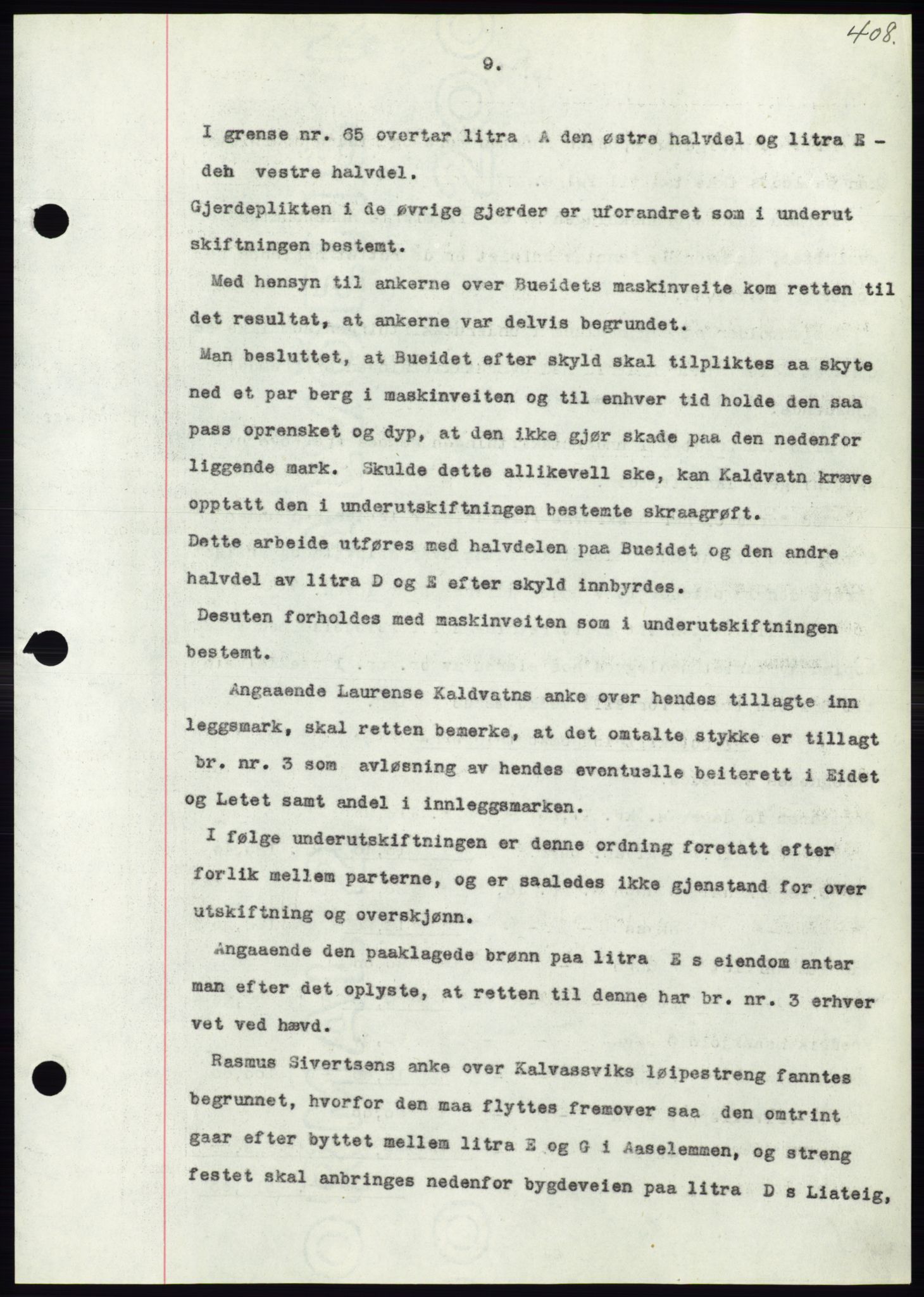 Søre Sunnmøre sorenskriveri, AV/SAT-A-4122/1/2/2C/L0064: Mortgage book no. 58, 1937-1938, Diary no: : 1963/1937